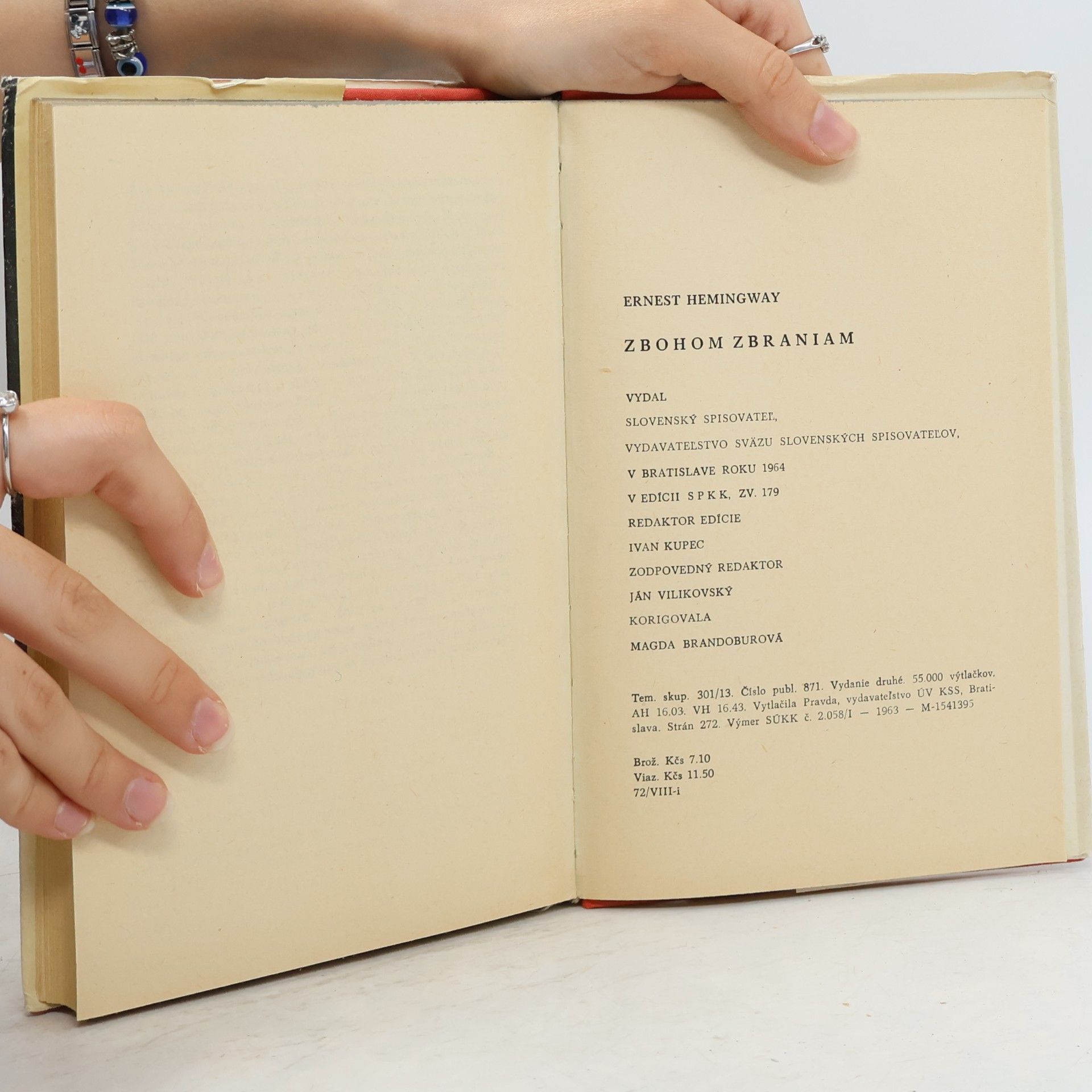 Ernest Hemingway Zbohom zbraniam