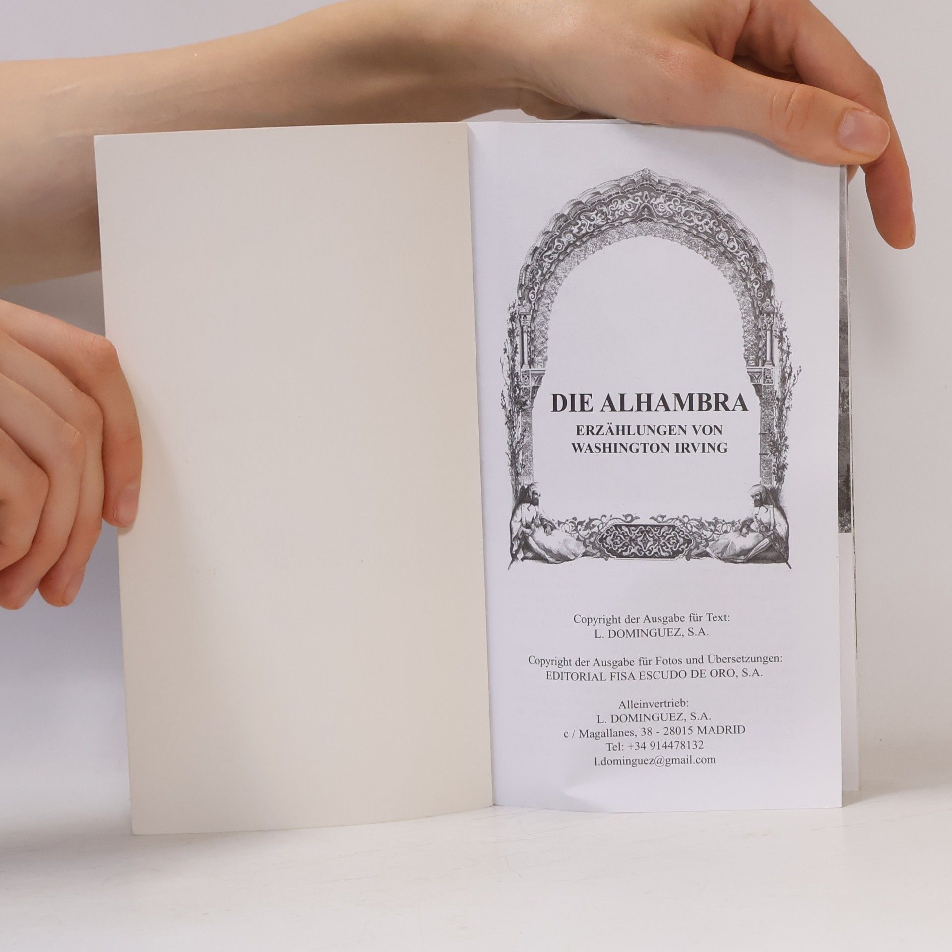 Washington Irwing Erzählungen von der Alhambra