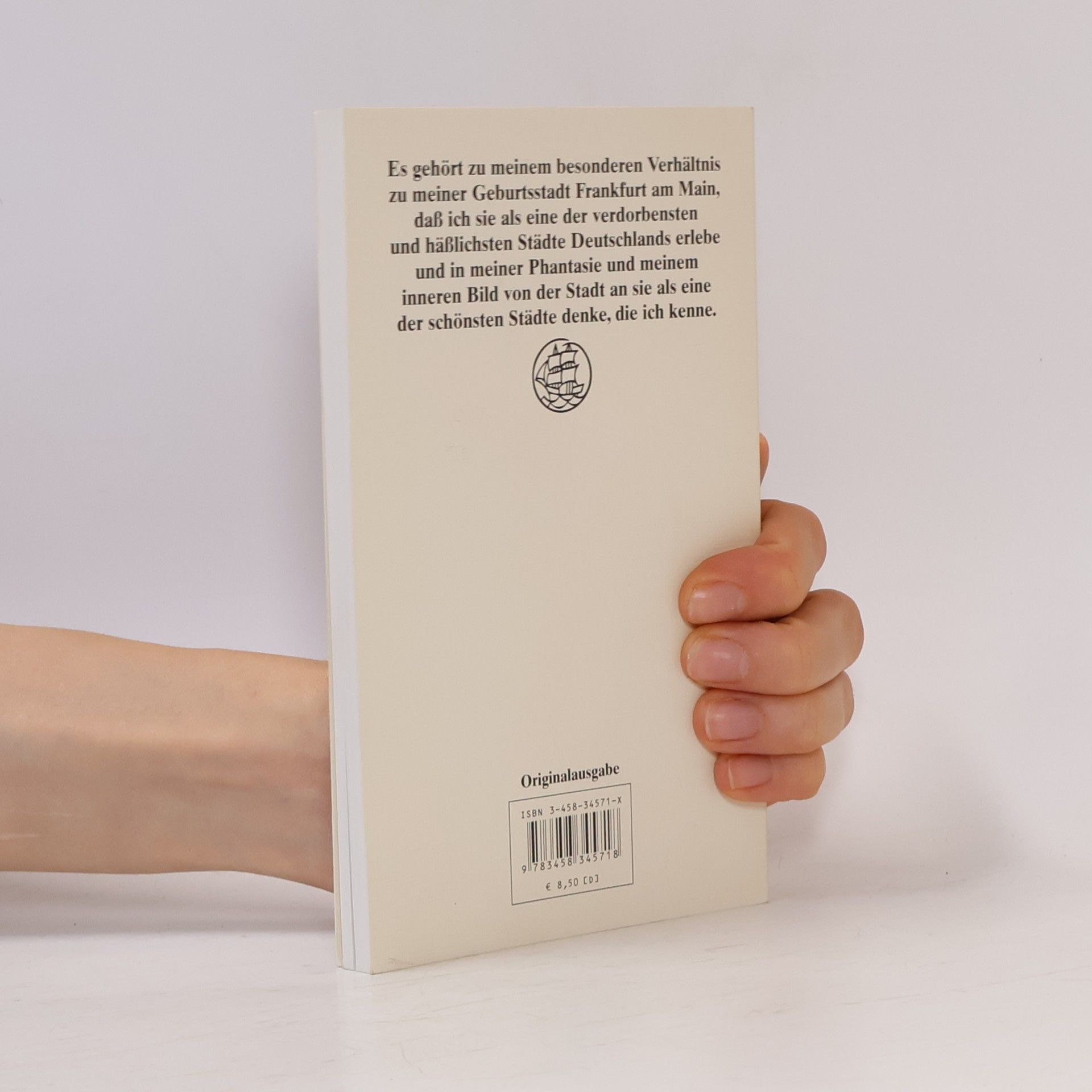 Martin Mosebach Insel Taschenbuch - it 2871: Mein Frankfurt