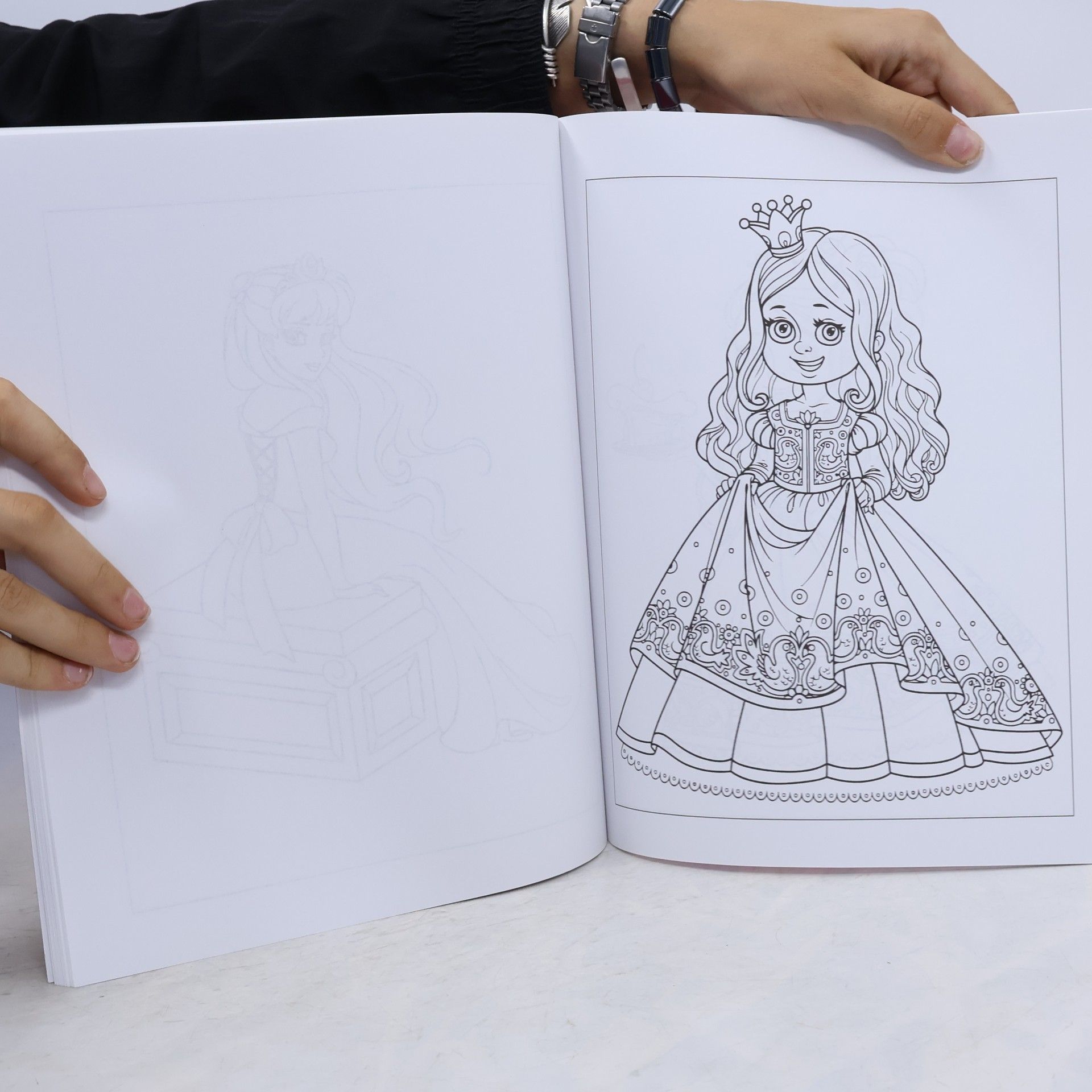 Odelia Stroman Prinzessin Malbuch für Mädchen