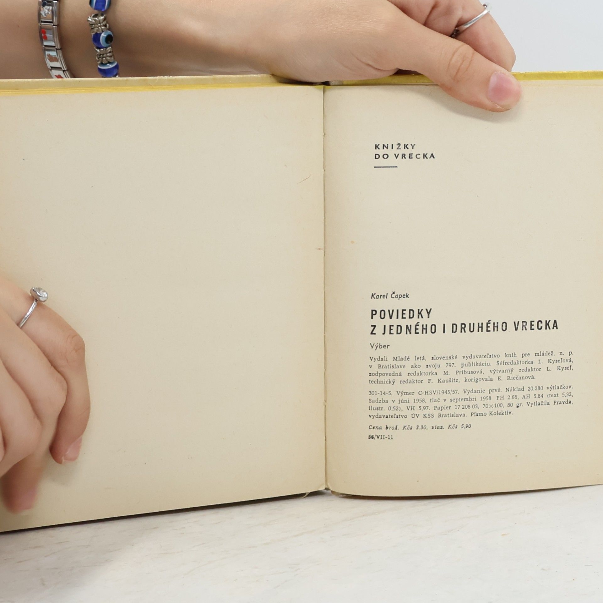 Karel Čapek Poviedky z jedného i druhého vrecka