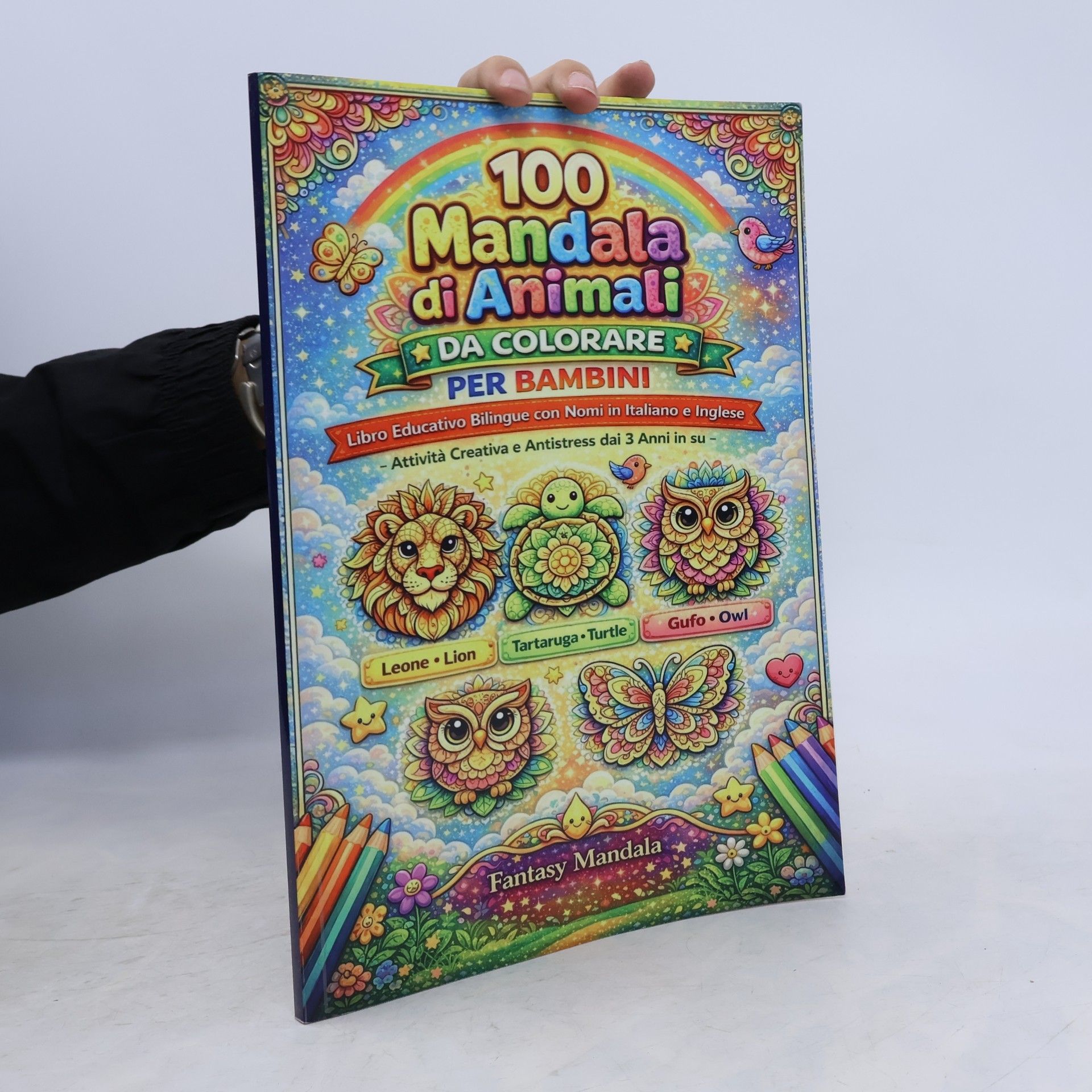 Kolektiv autorů 100 mandala di animali da colorare. Ediz. illustrata
