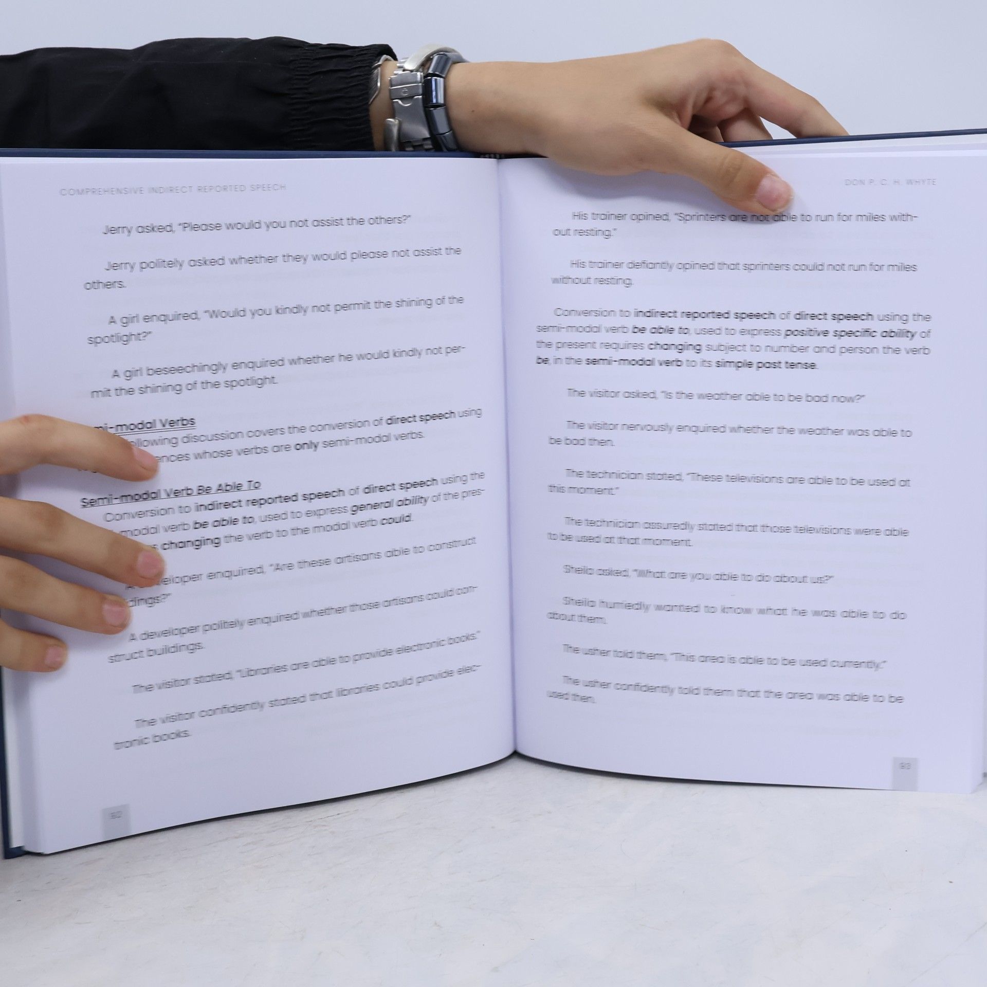 Whyte, Don P. C. H. Comprehensive Indirect Reported Speech: Mastering Indirect Reported Speech