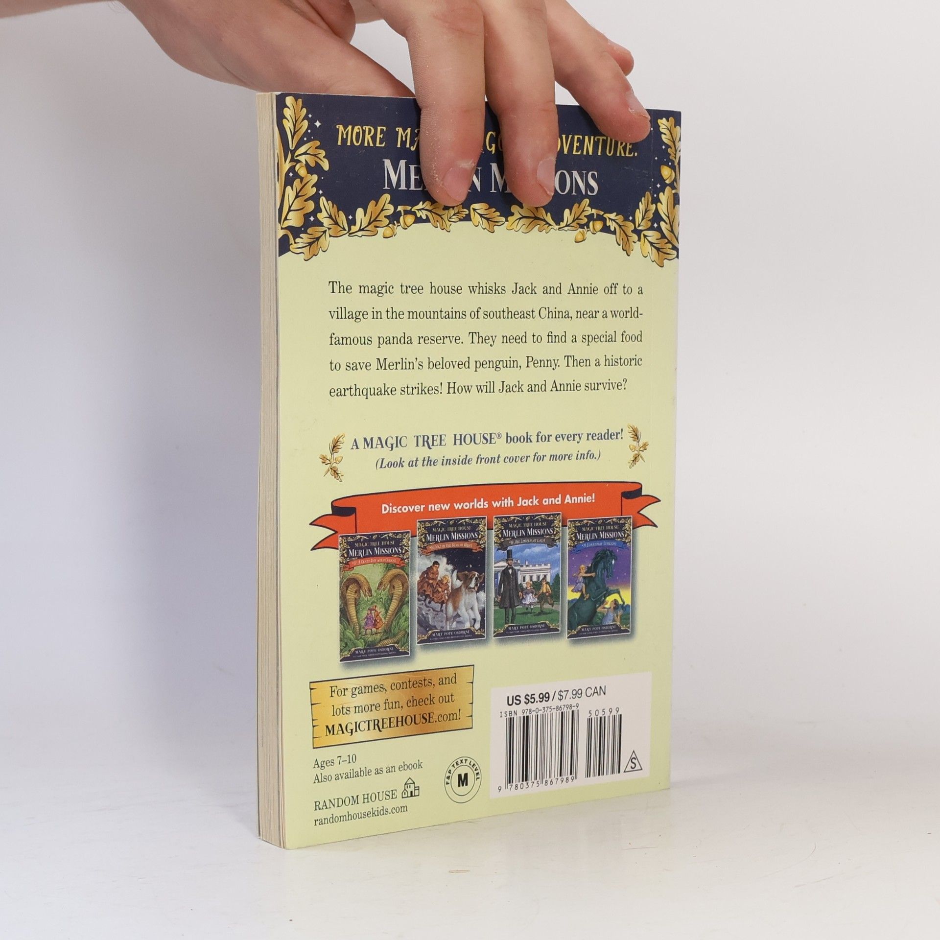 Mary Pope Osborne Magic Tree House: Merlin Missions - 20: A Perfect Time for Pandas