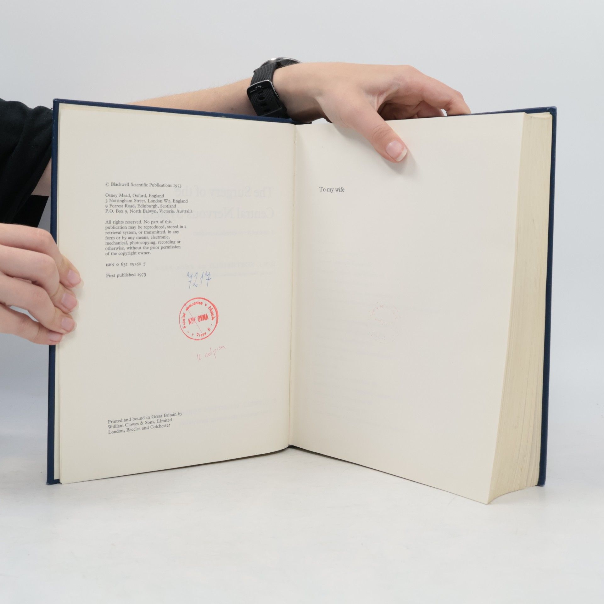 D. W. C. Northfield The Surgery of the Central Nervous System