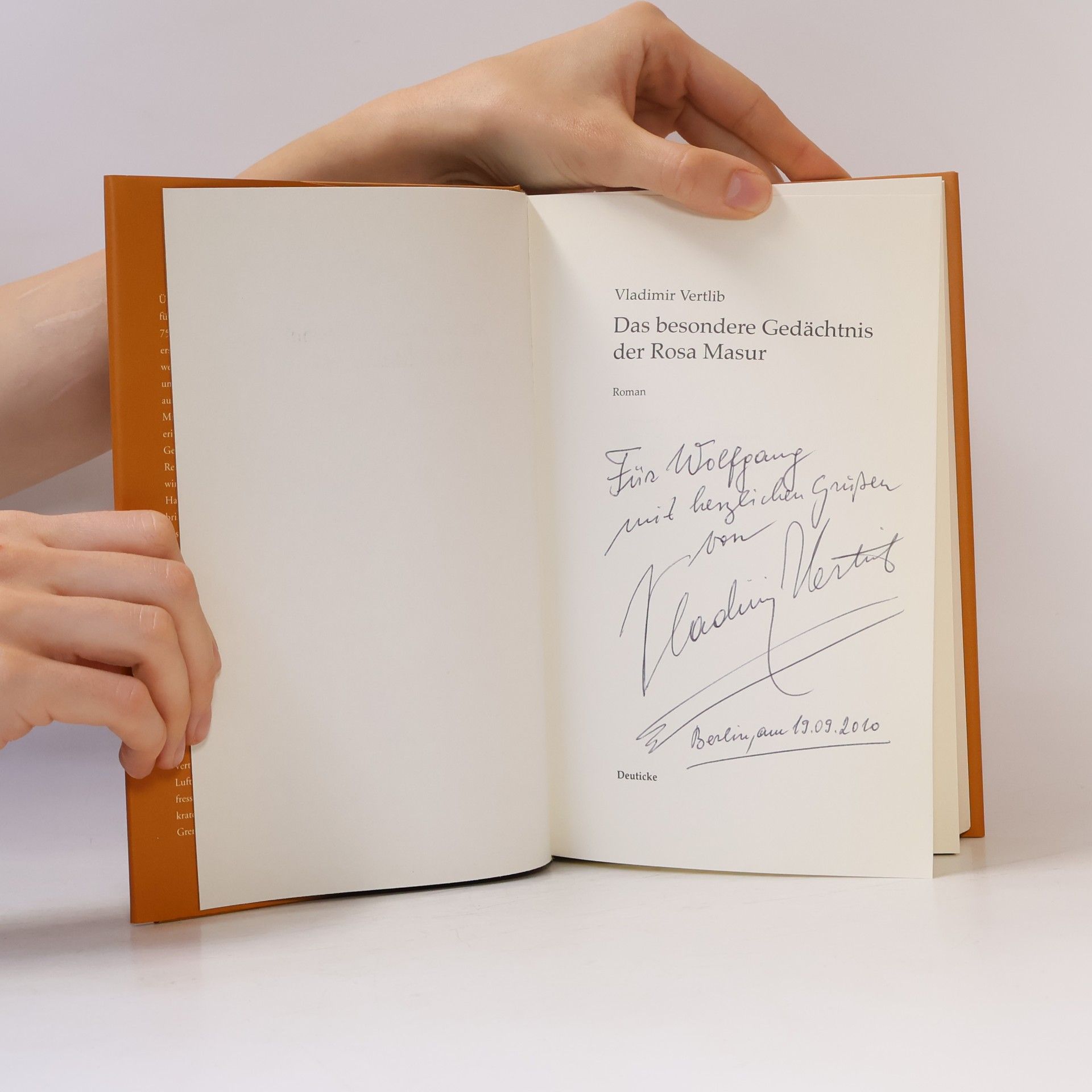 Vladimir Vertlib Das besondere Gedächtnis der Rosa Masur
