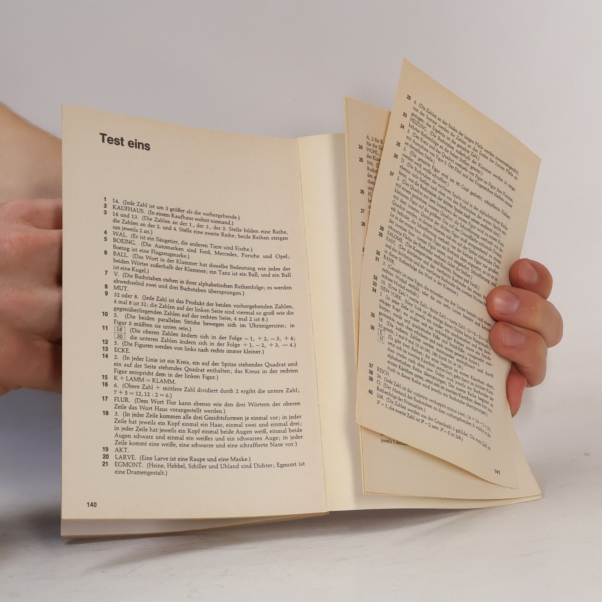 Hans Eysenck Inteligenz Test