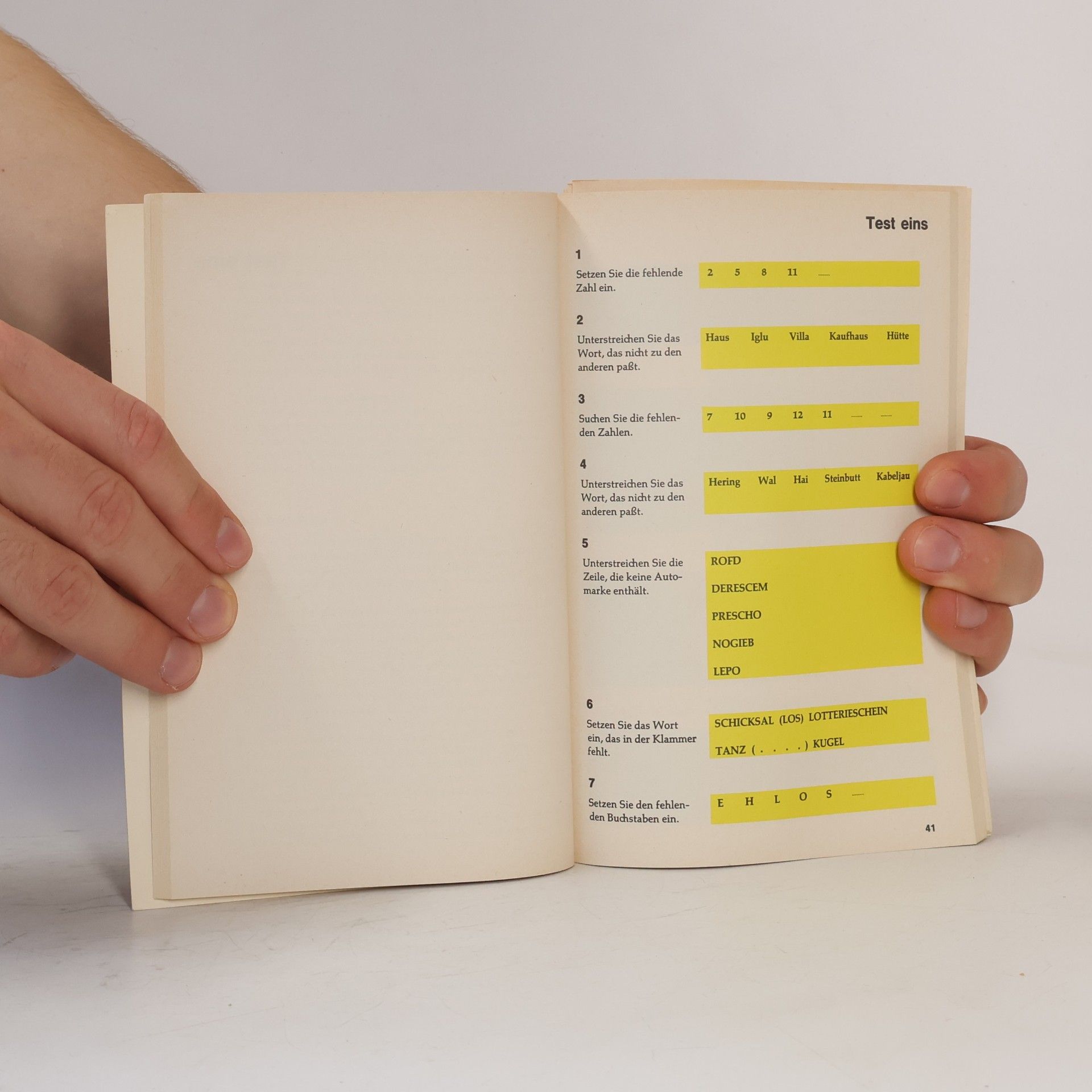 Hans Eysenck Inteligenz Test