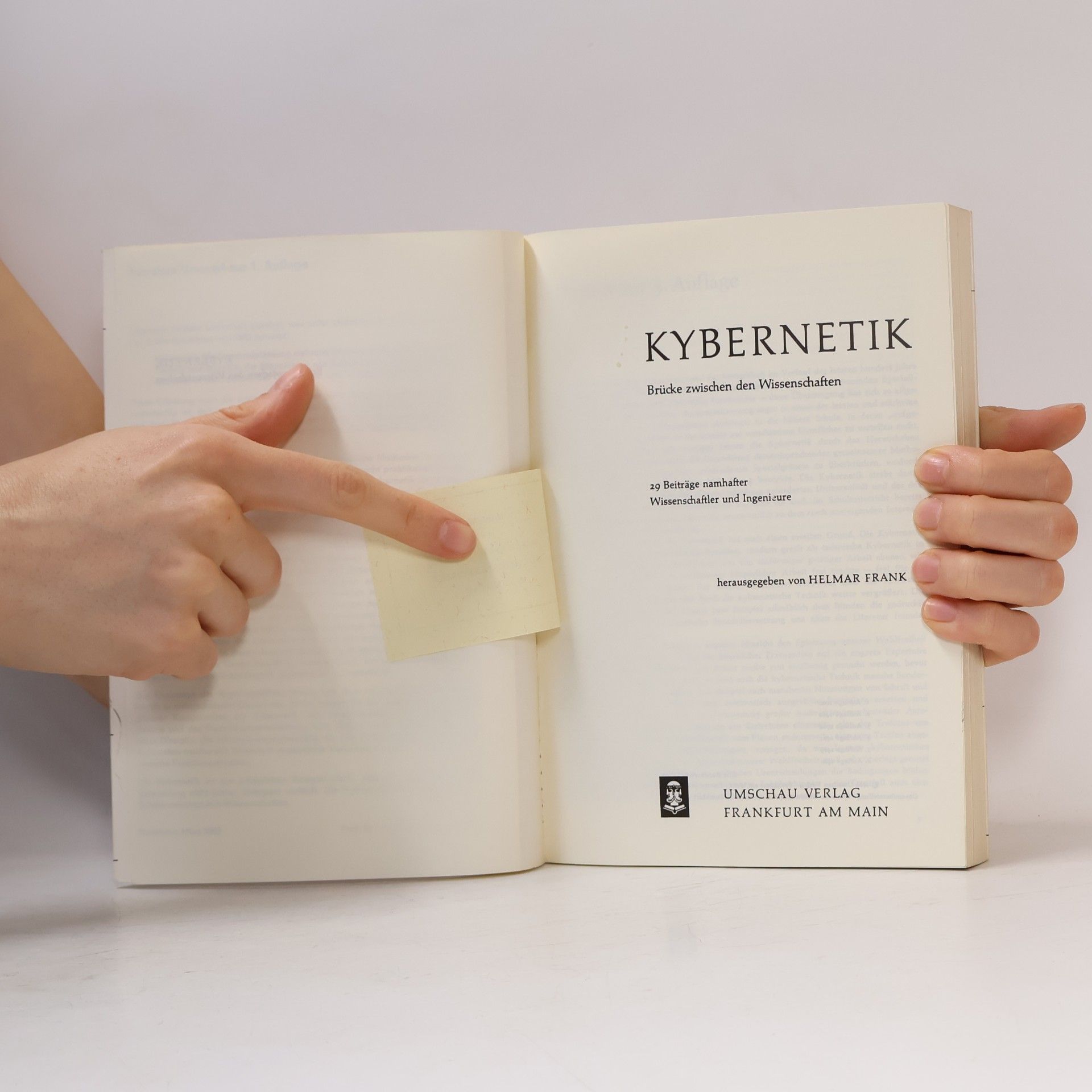 Various authors Kybernetik- Brücke zwischen den Wissenschaften