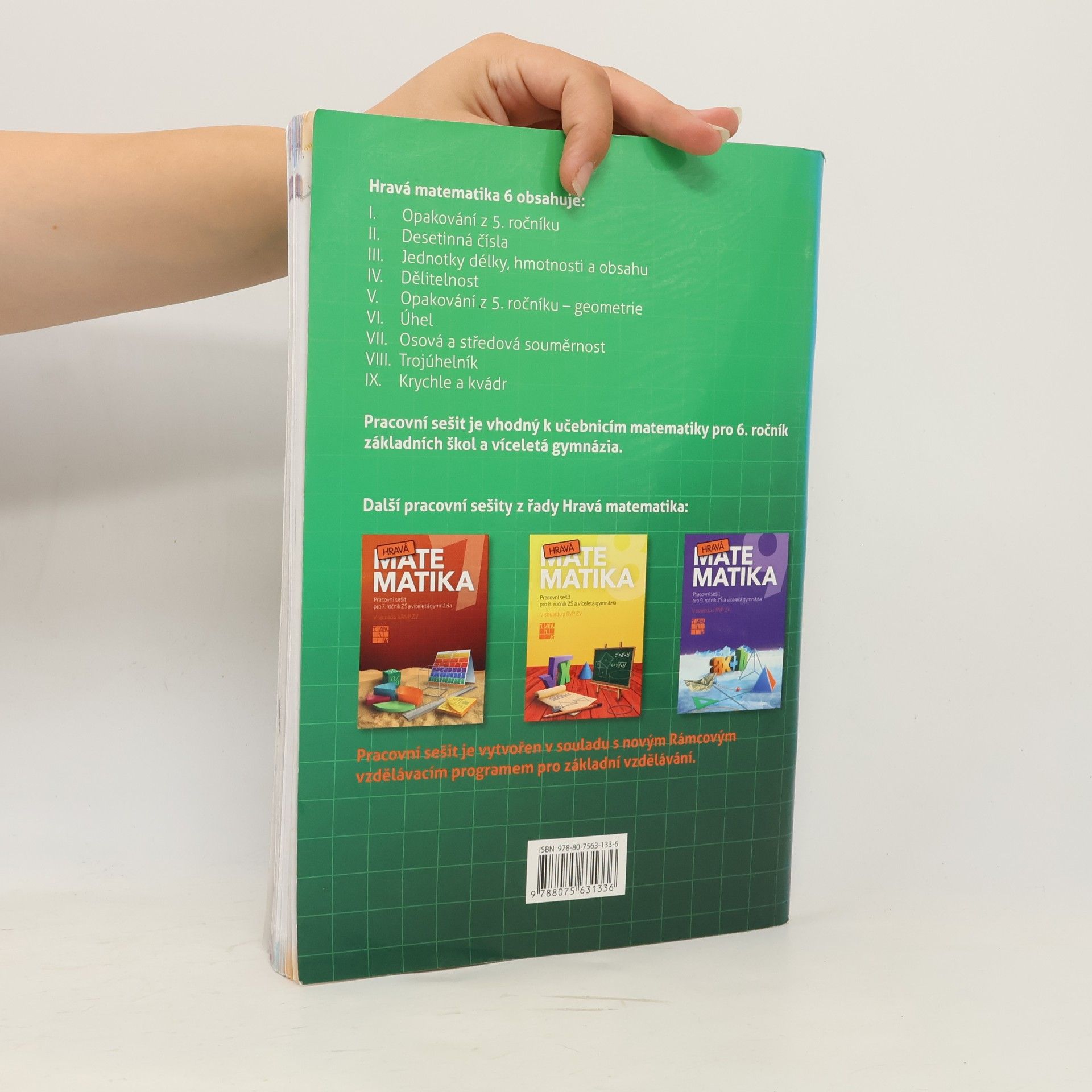 Dana Hermochová Hravá matematika 6 : pracovní sešit pro 6. ročník ZŠ a víceletá gymnázia