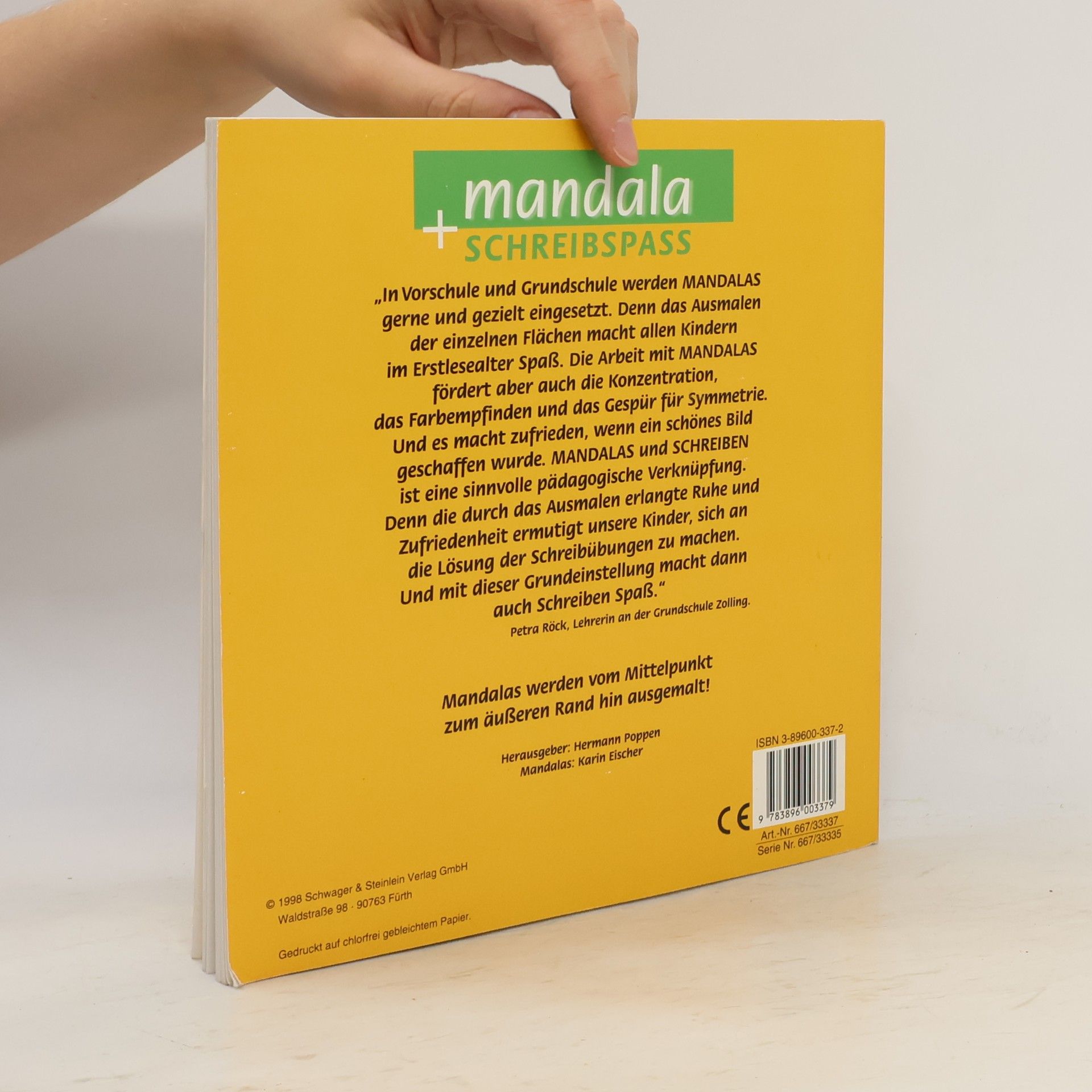 Mandala und Schreibspass. 16 tolle Mandalas und viele lustige Schreibübungen, Bd 2