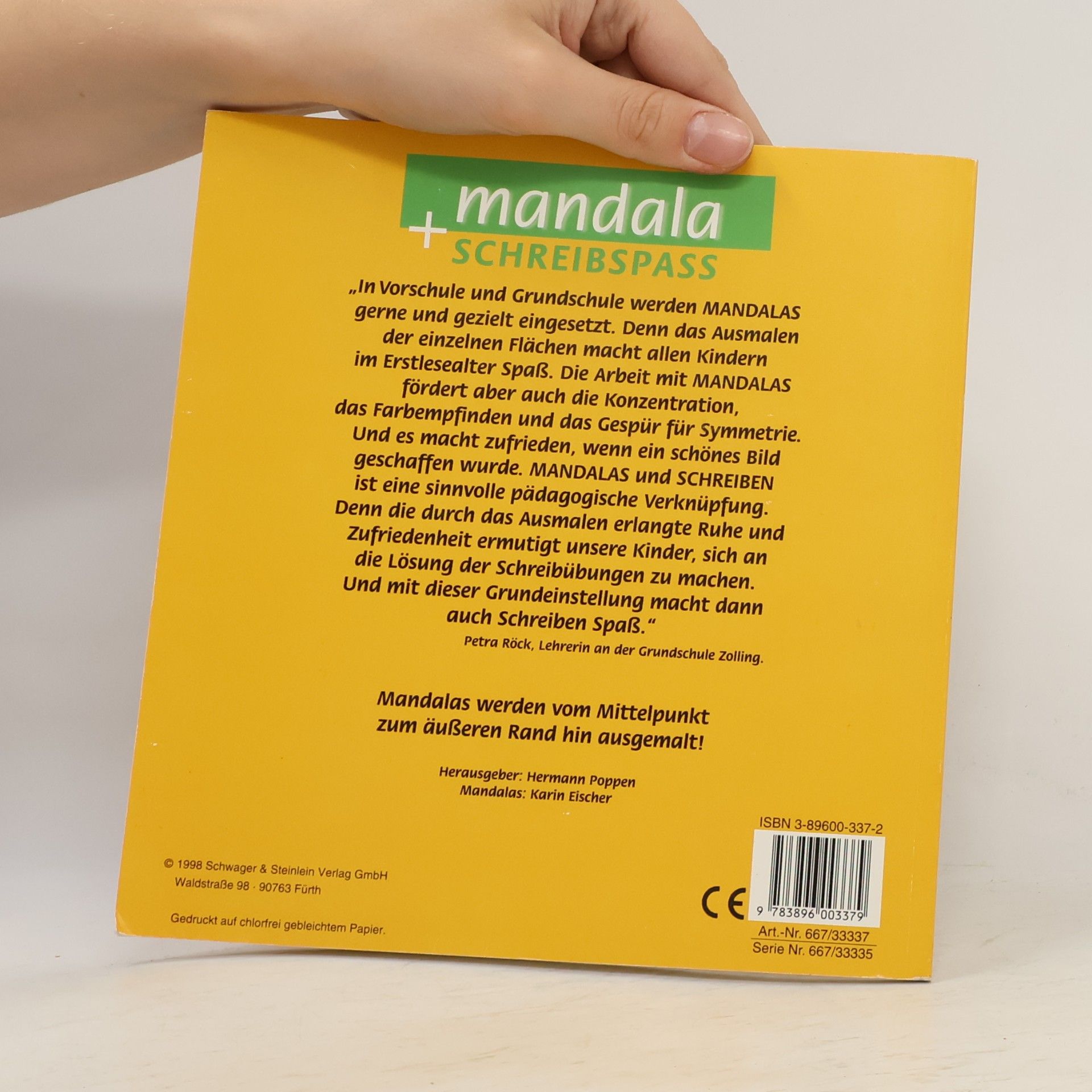 Mandala und Schreibspass. 16 tolle Mandalas und viele lustige Schreibübungen, Bd 2