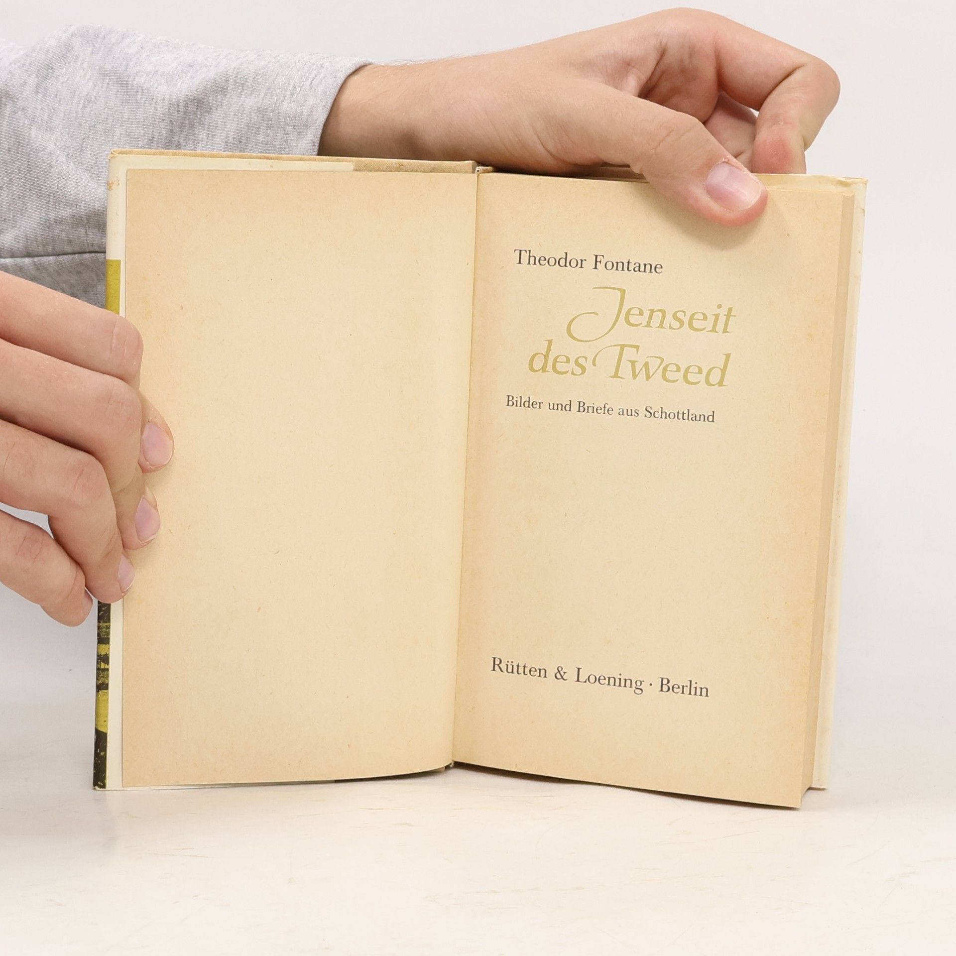 Theodor Fontane Jenseit des Tweed