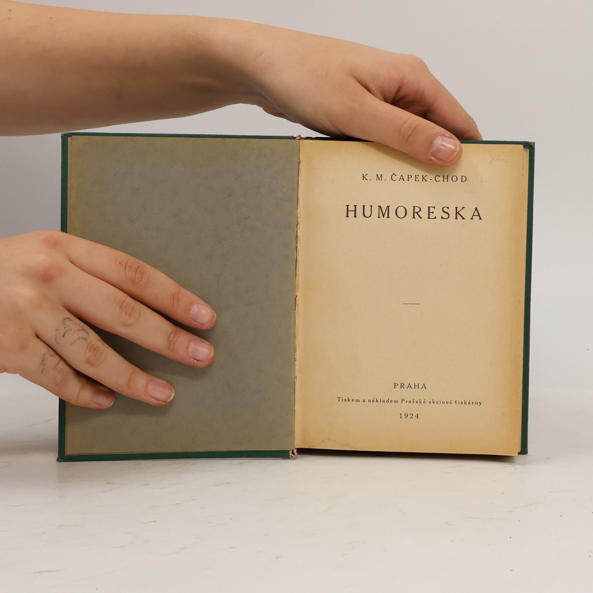 K. M. Čapek Chod Humoreska