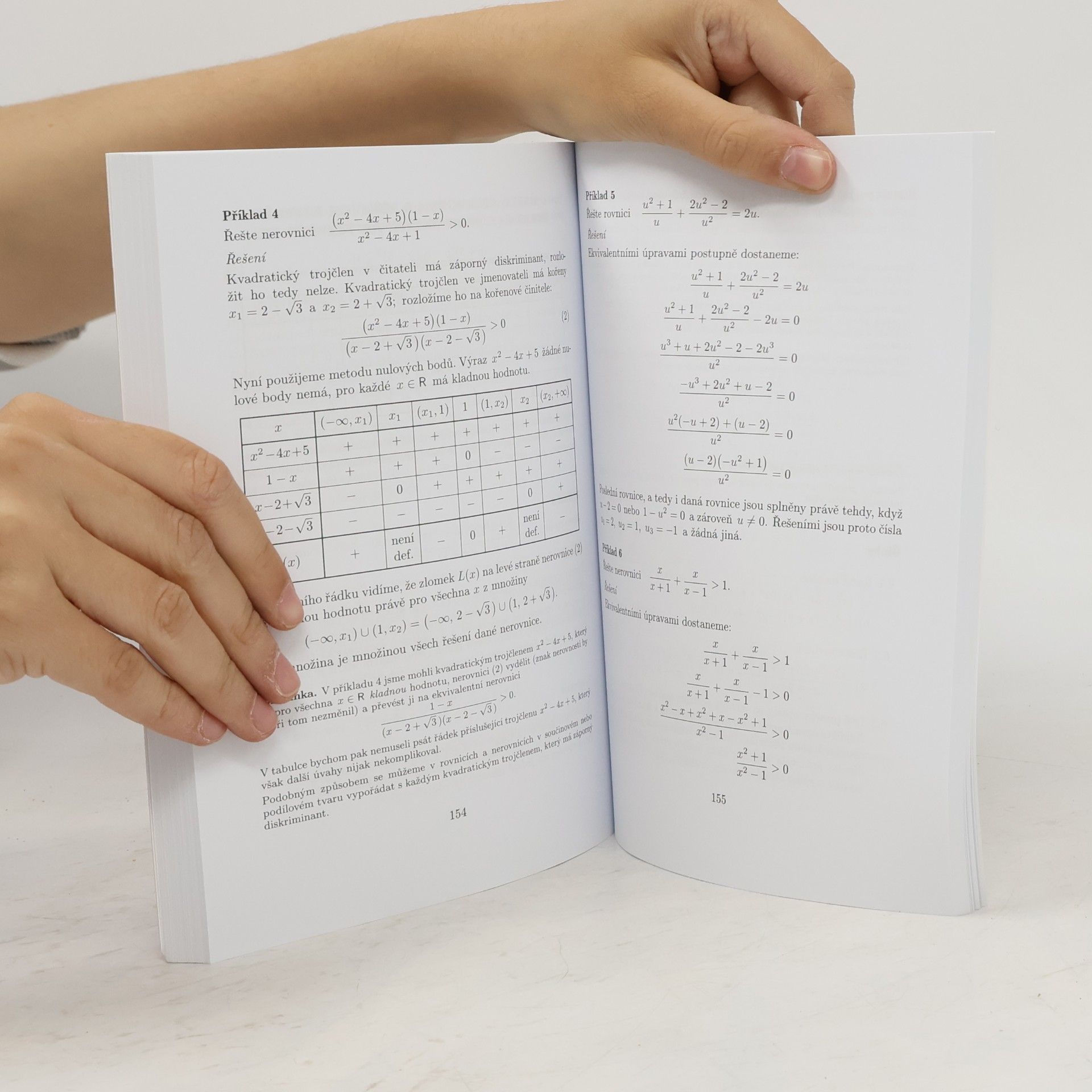 Leo Boček Matematika pro gymnázia. Rovnice a nerovnice