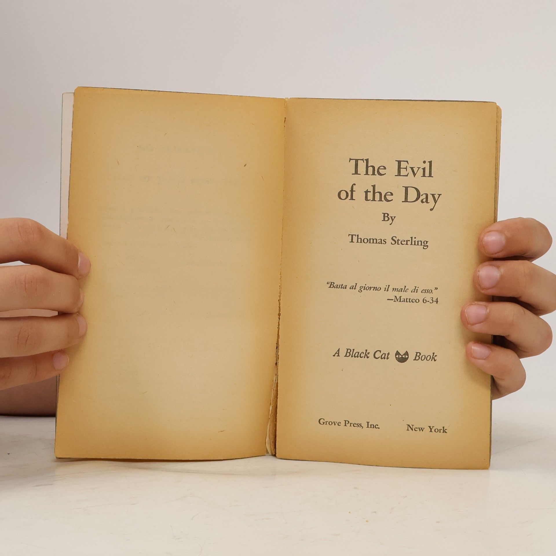 Thomas Sterling The Evil of the Day