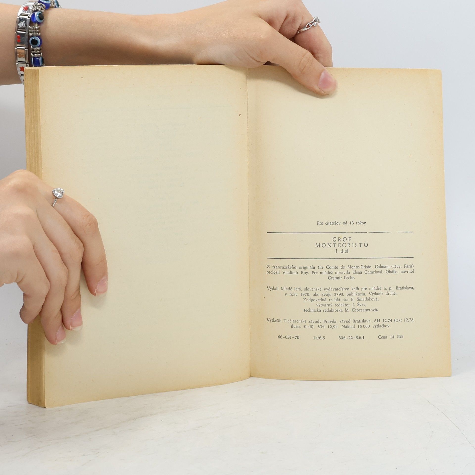 Alexandre Dumas starší Gróf Monte Cristo I