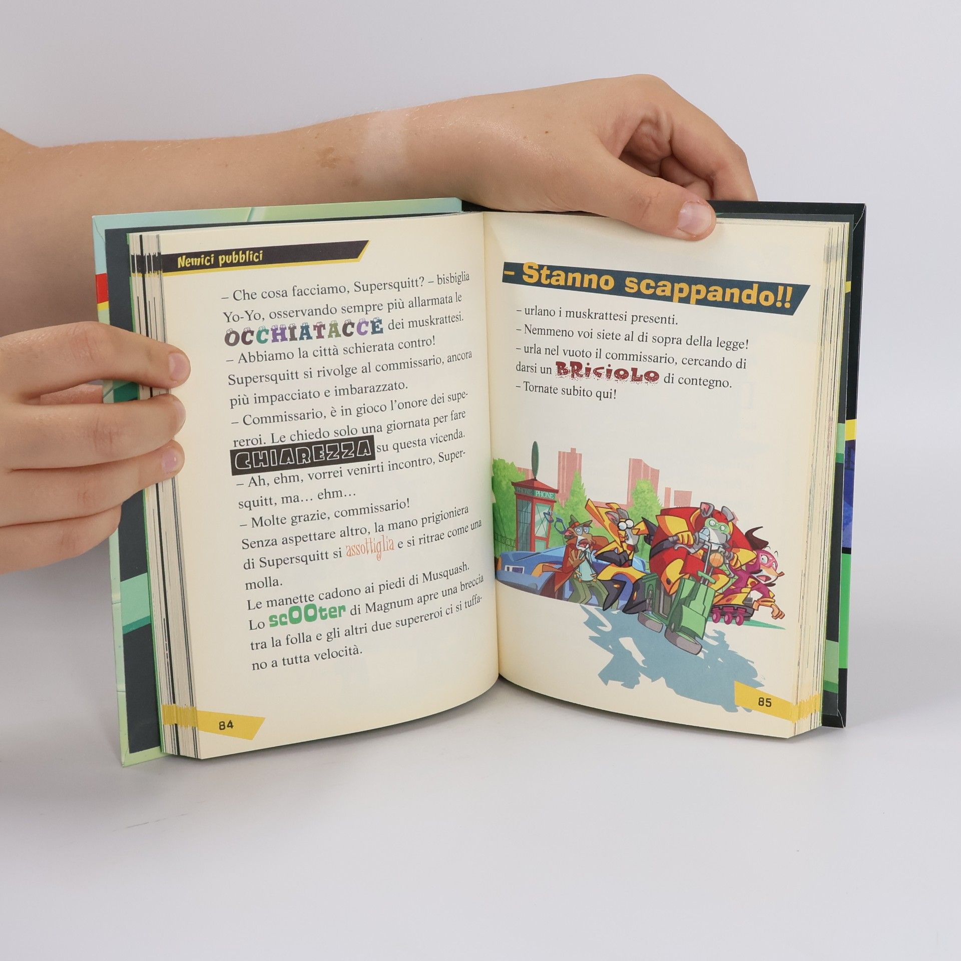 Geronimo Stilton Supereroi - 4: Supersquitt contro i terribili tre. Ediz. illustrata