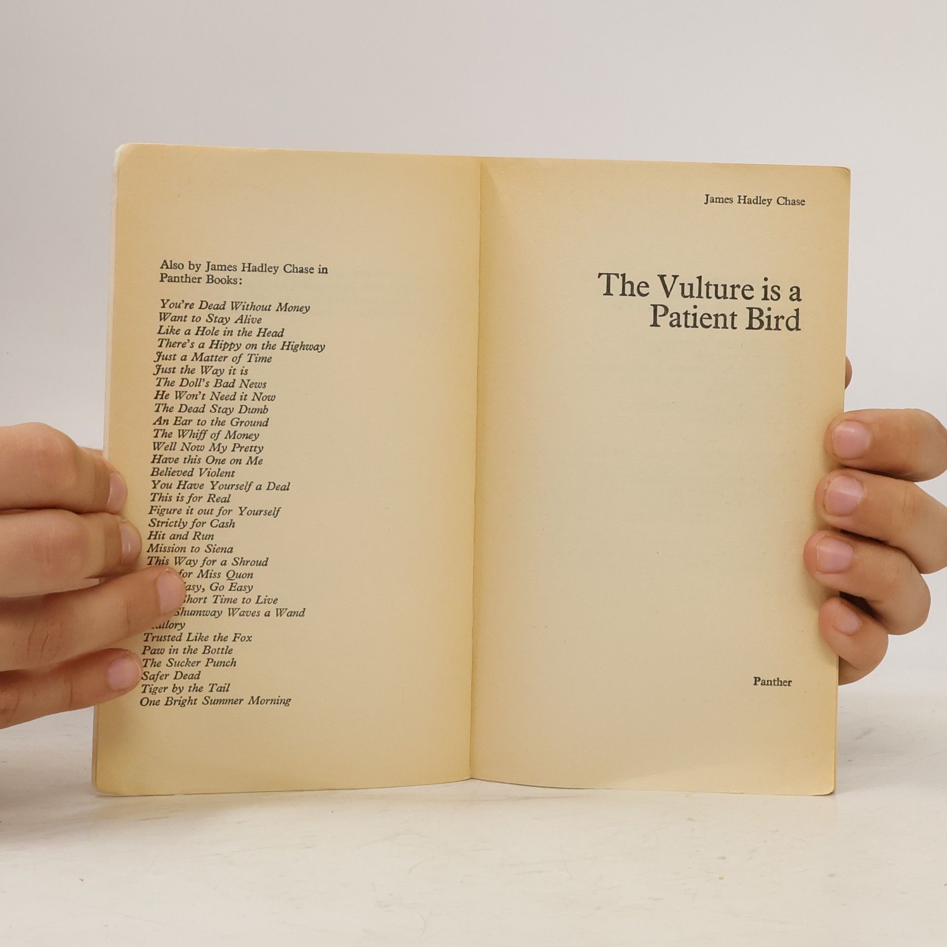 James Hadley Chase The Vulture is a Patient Bird