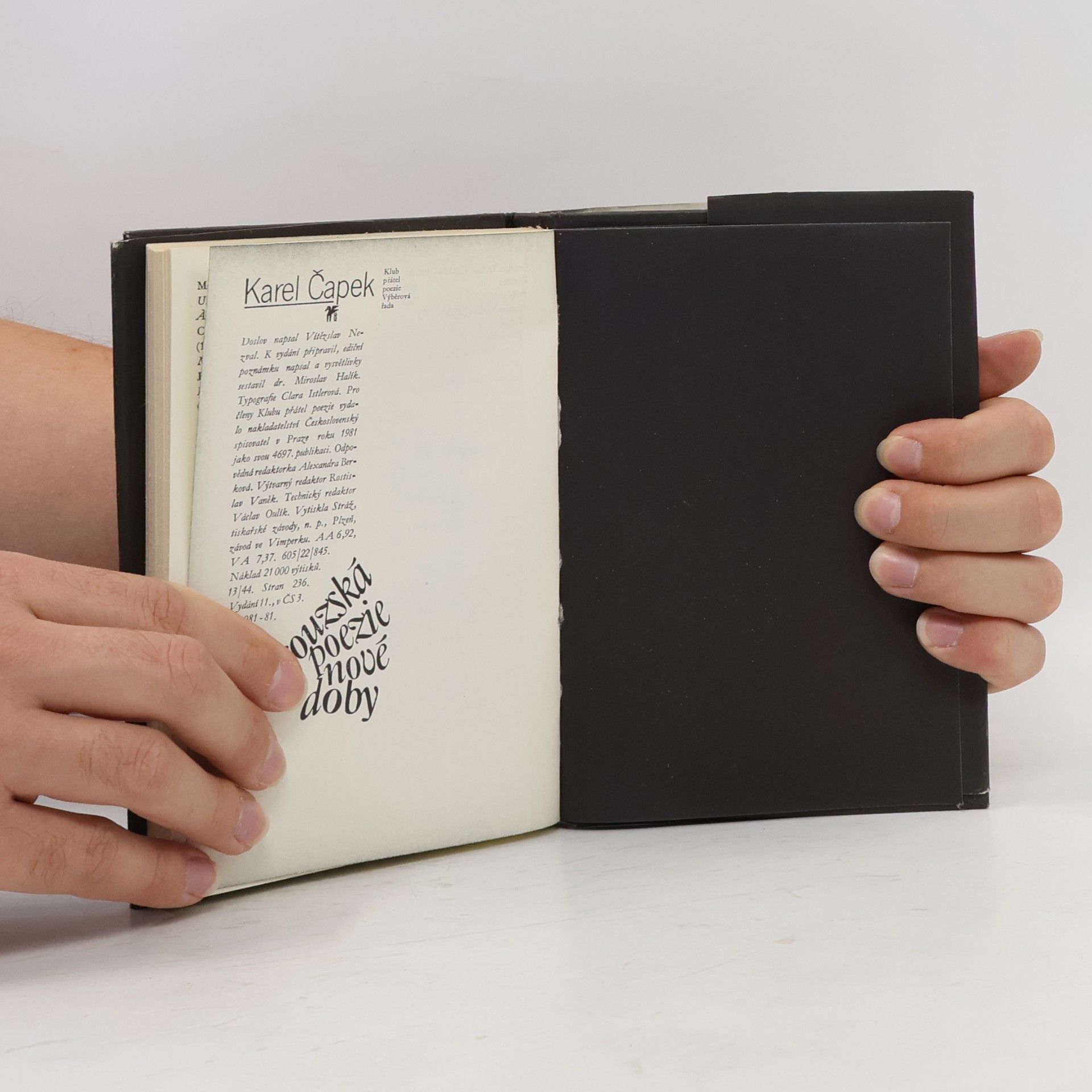 Karel Čapek Francouzská poezie nové doby