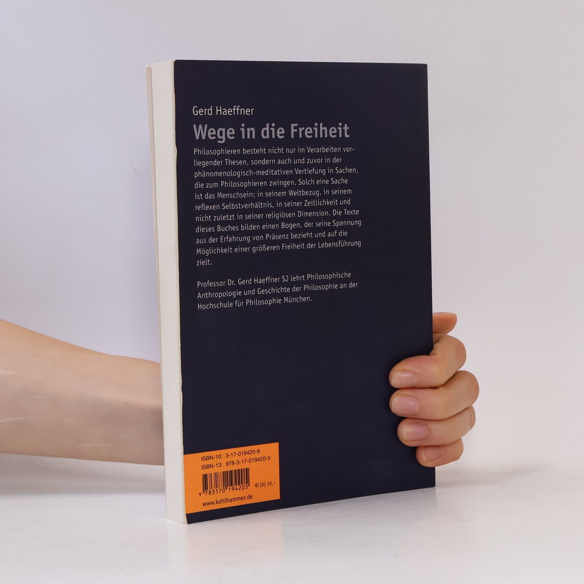 Gerd Haeffner Wege in die Freiheit