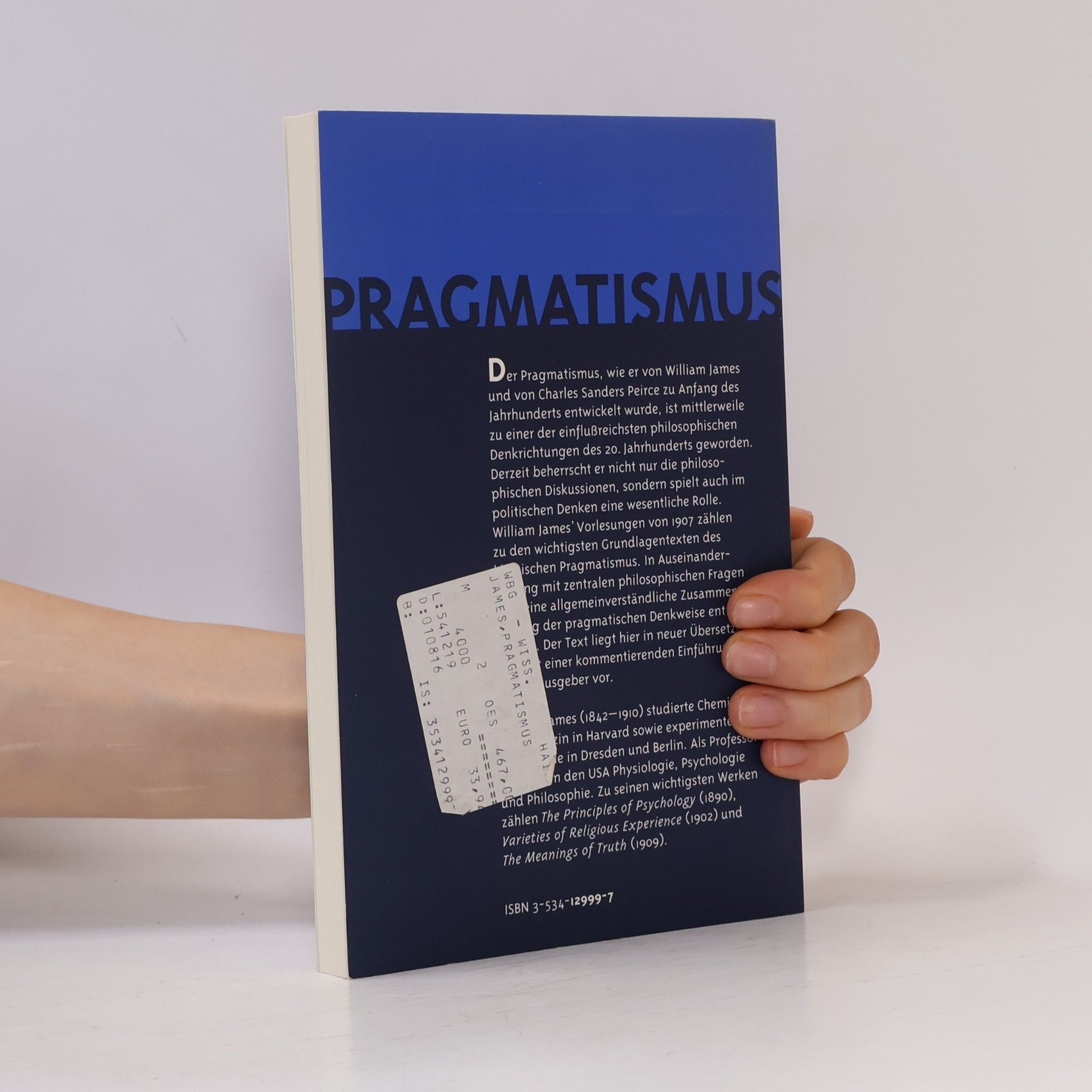 William James Pragmatismus