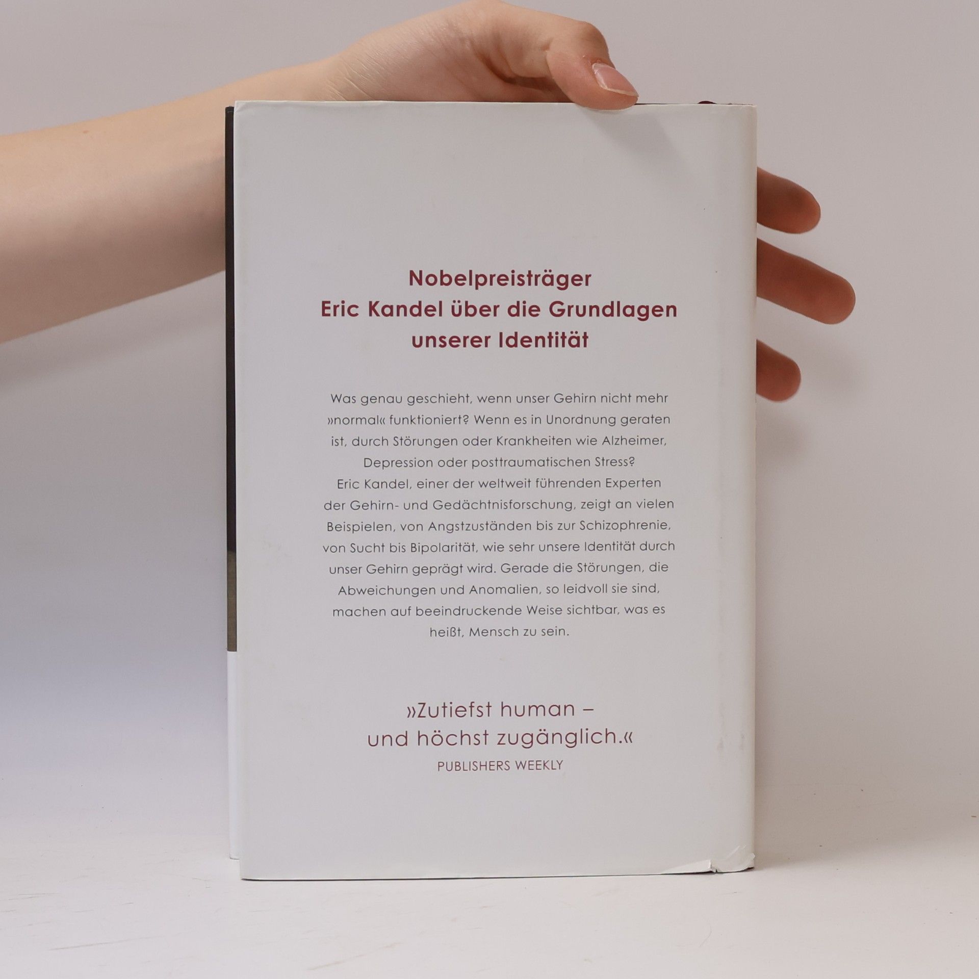 Eric Kandel Was ist der Mensch?
