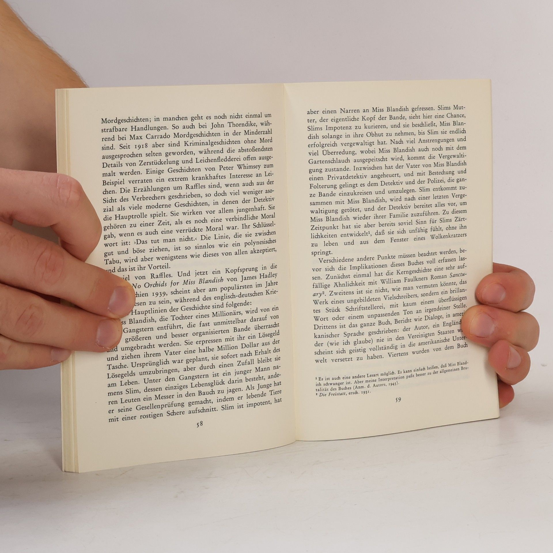 George Orwell Rache ist sauer