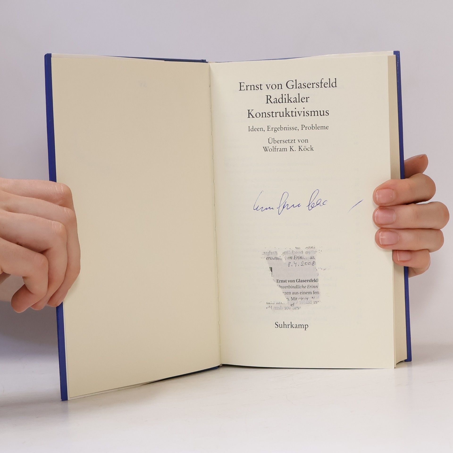 Ernst von Glasersfeld Radikaler Konstruktivismus