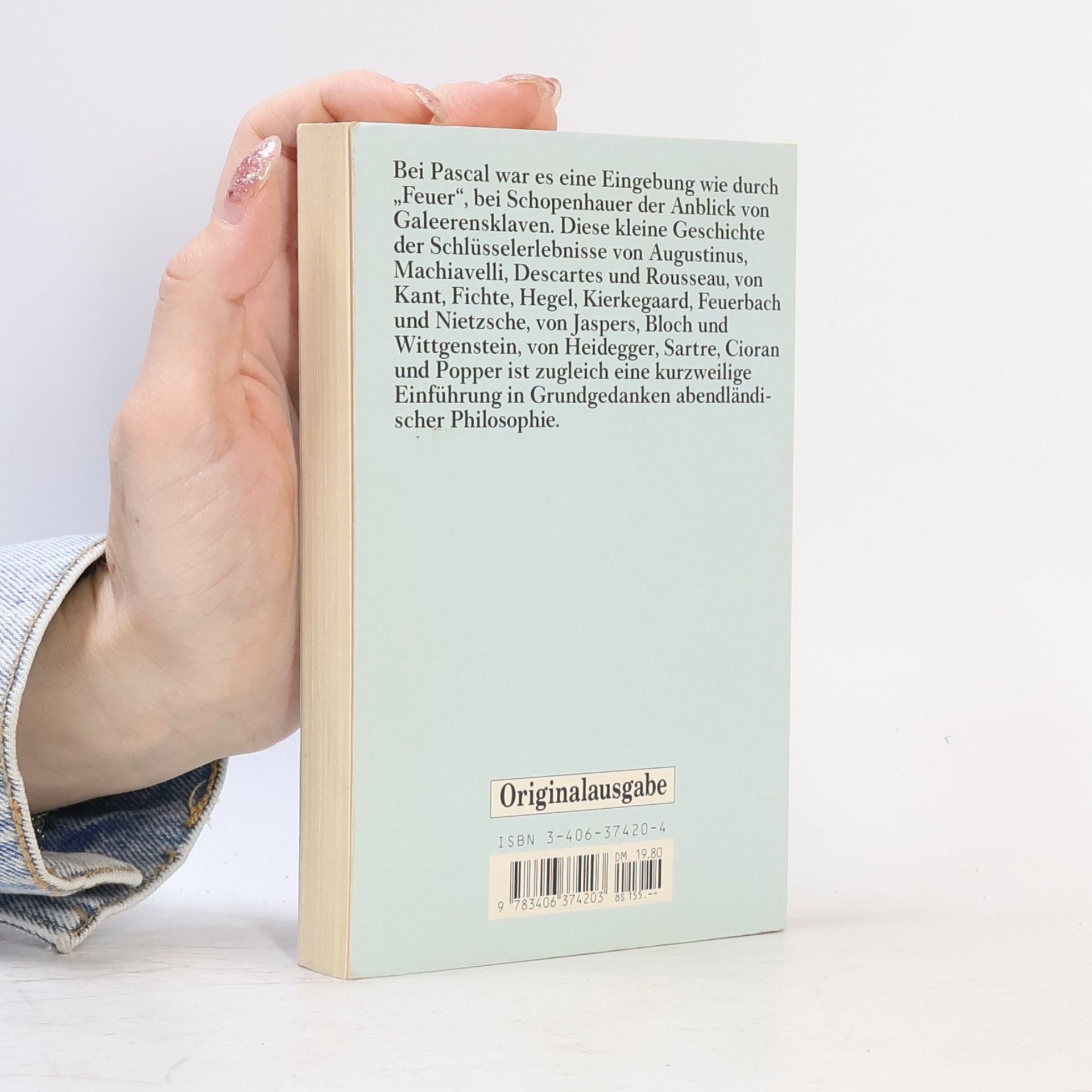 Otto A. Böhmer Sternstunden der Philosophie