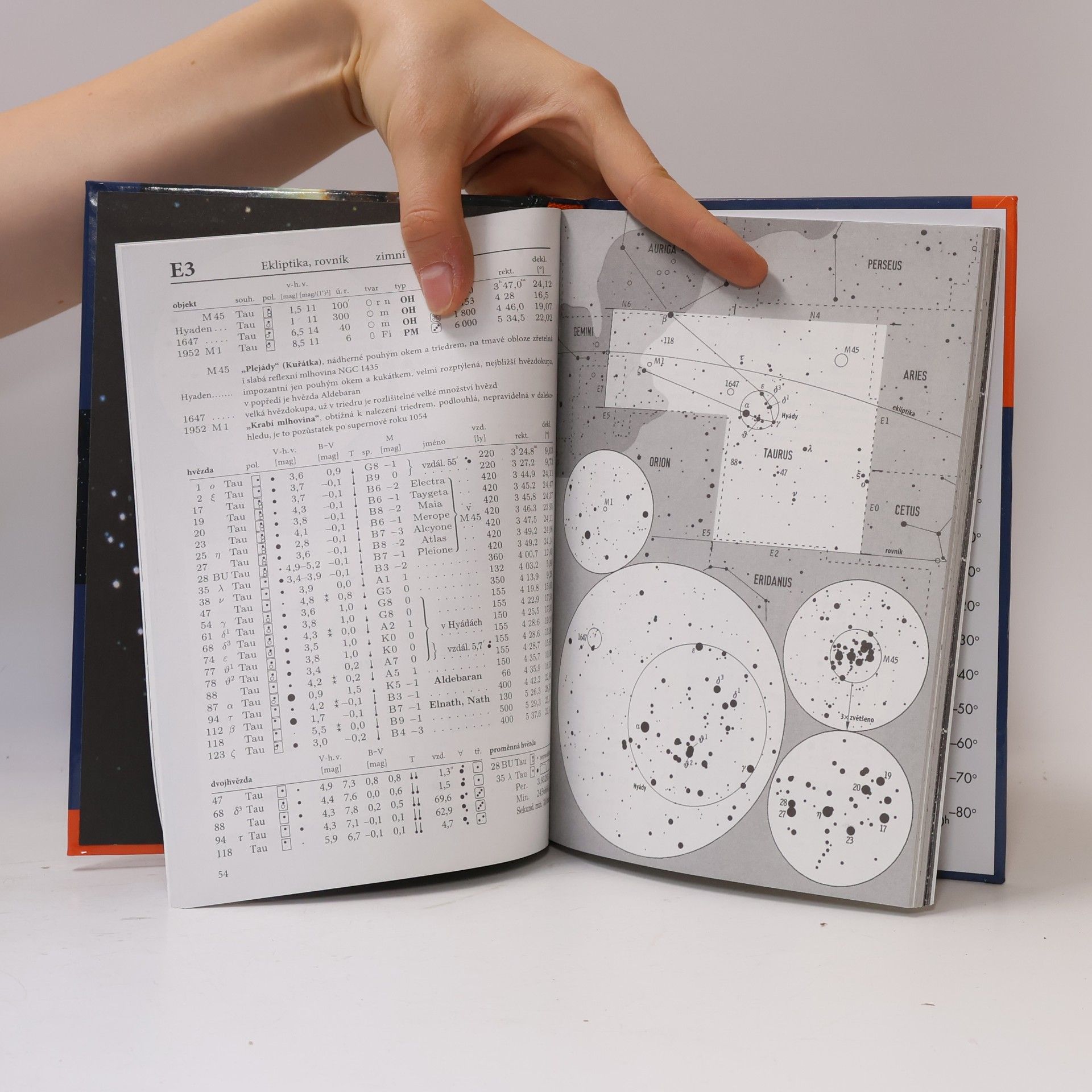 Erich Karkoschka Karkoschkův astronomický atlas hvězdné oblohy