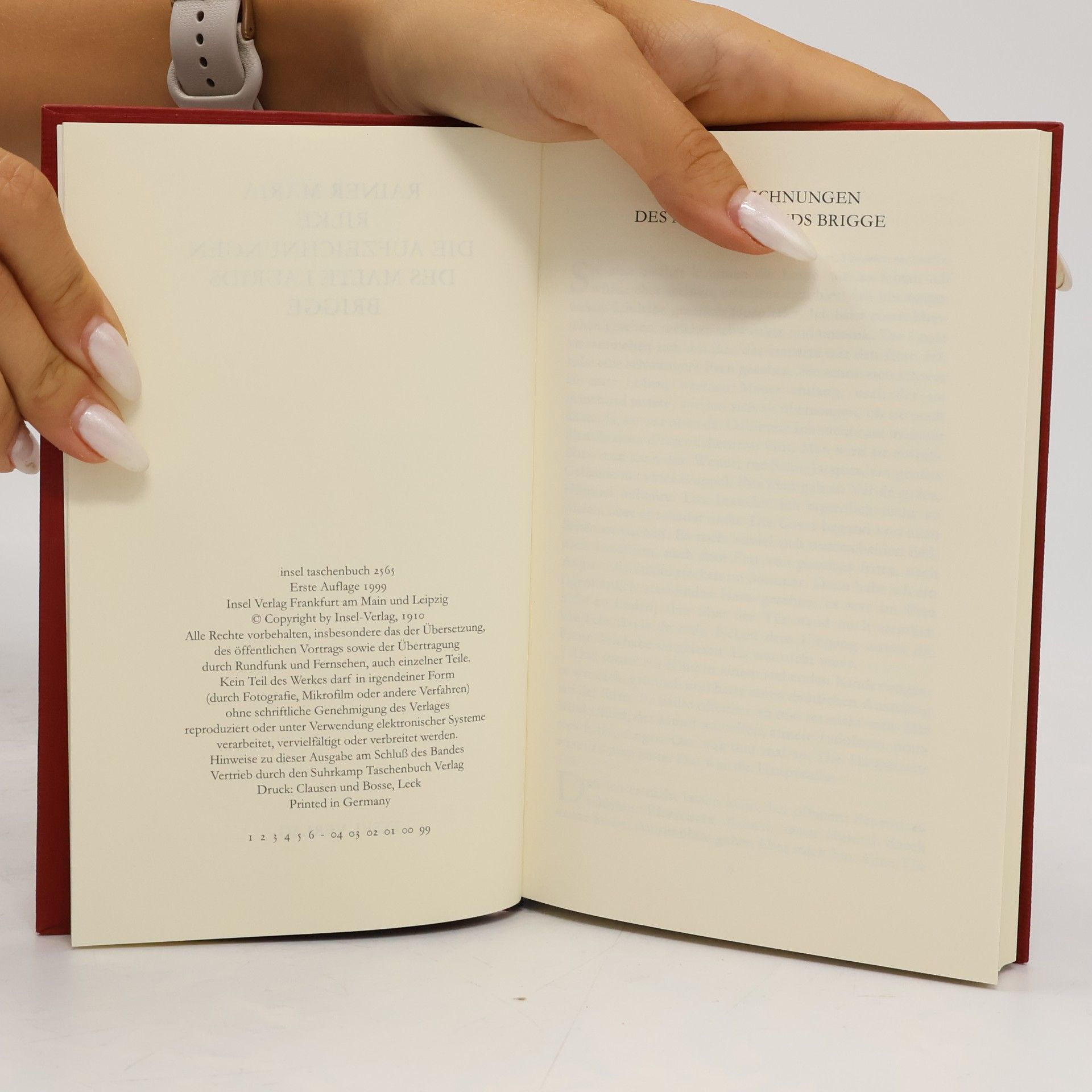 Rainer Maria Rilke Die Aufzeichnungen des Malte Laurids Brigge