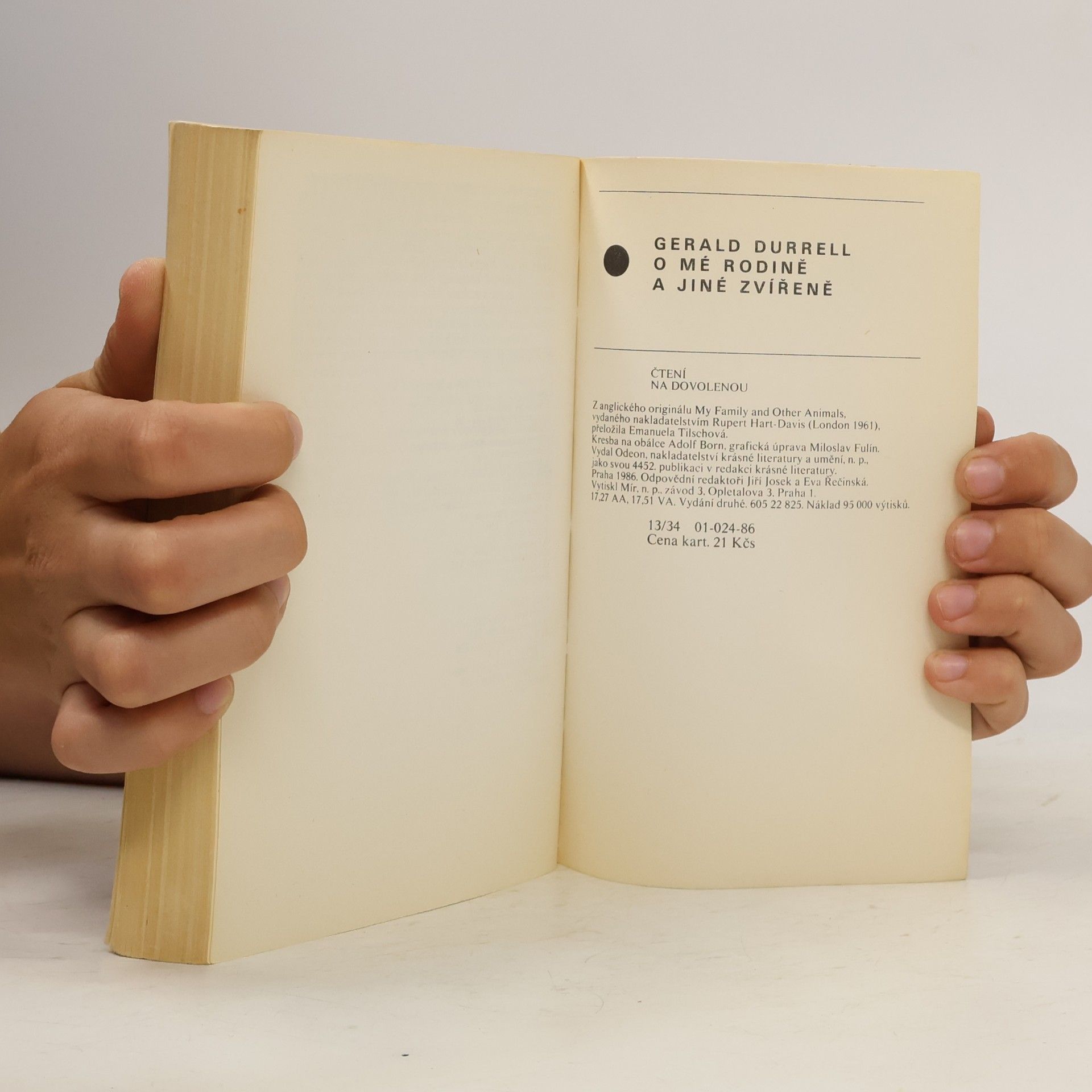 Gerald Durrell O mé rodině a jiné zvířeně