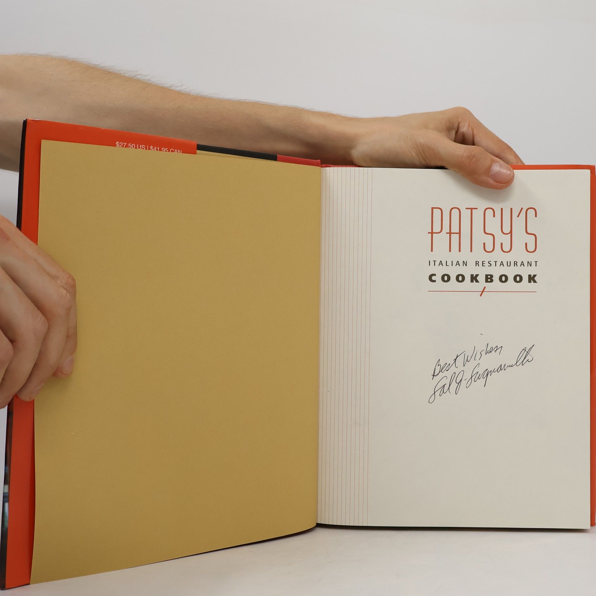 Sal J. Scognamillo Patsy's Italian Restaurant of New York Cookbook
