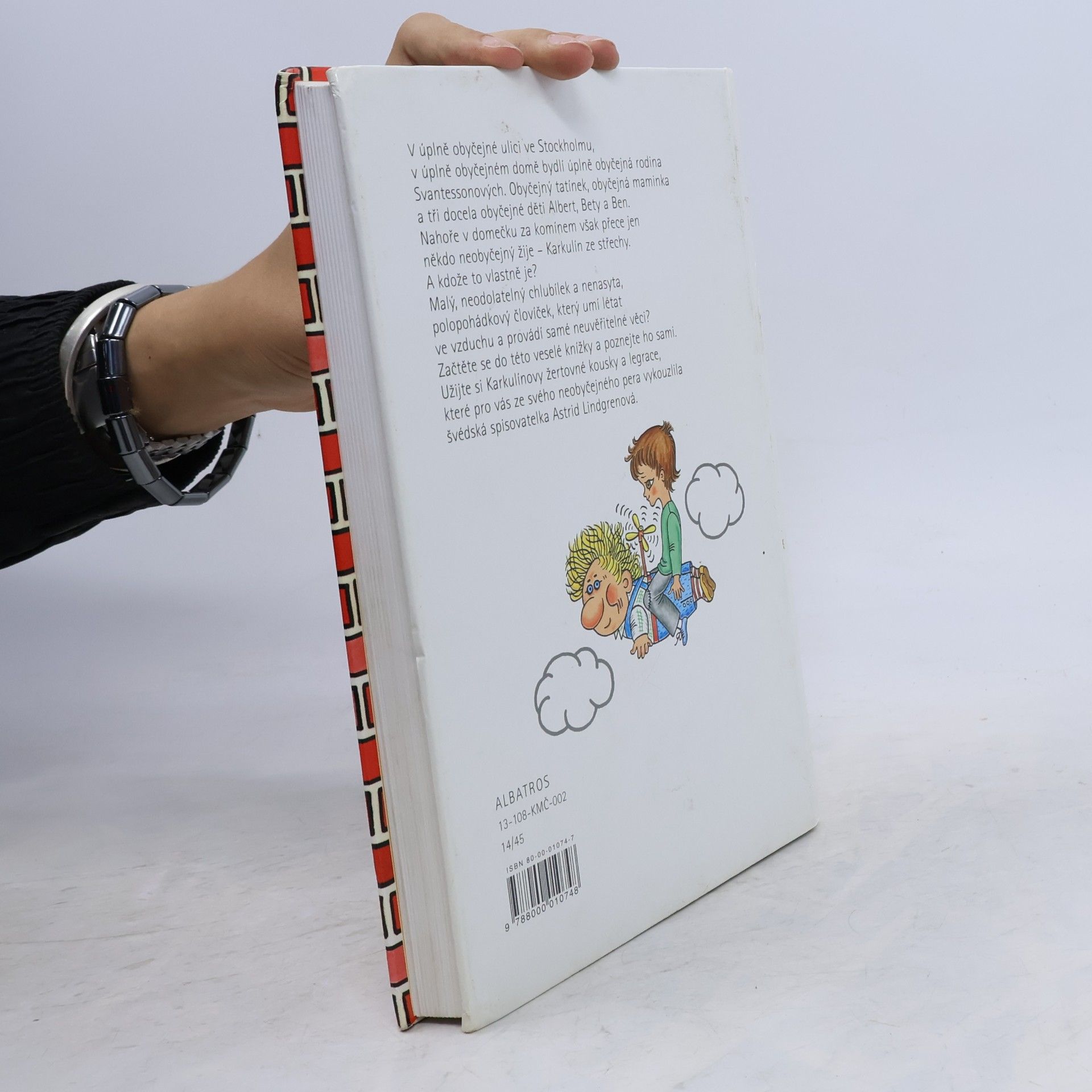 Astrid Lindgren Karkulín ze střechy