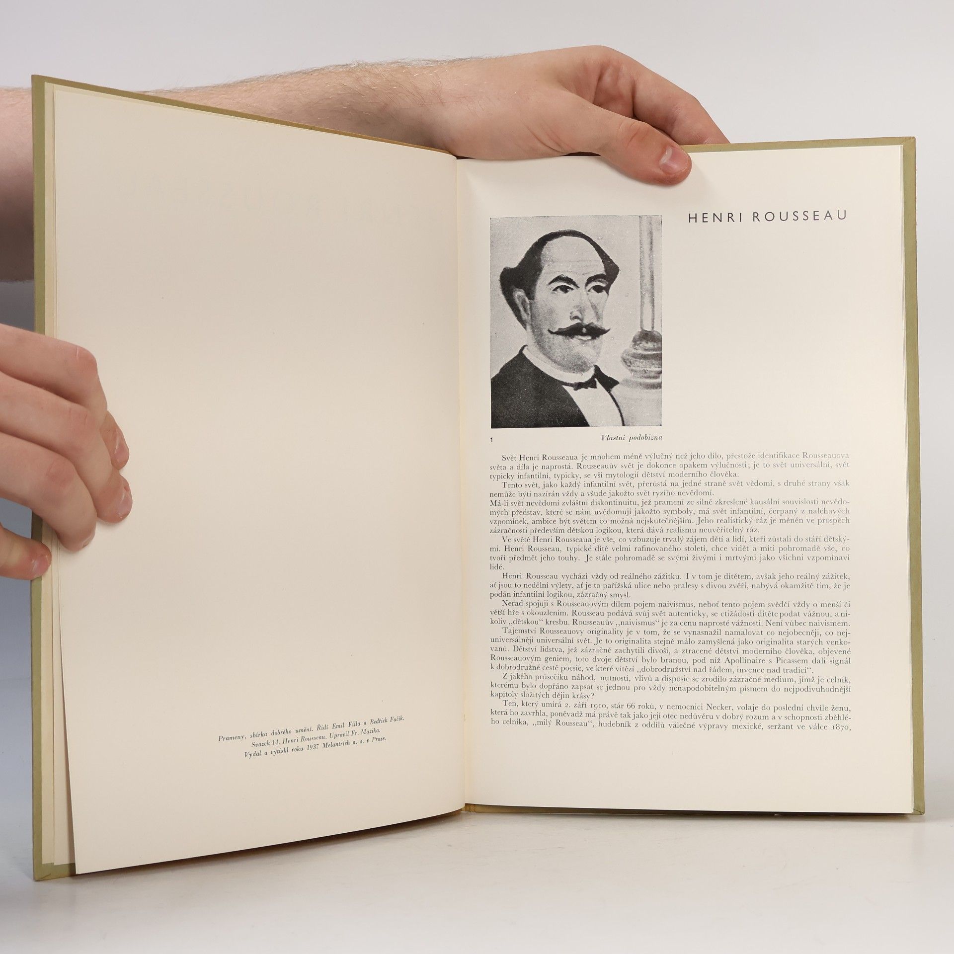 František Muzika Henri Rousseau