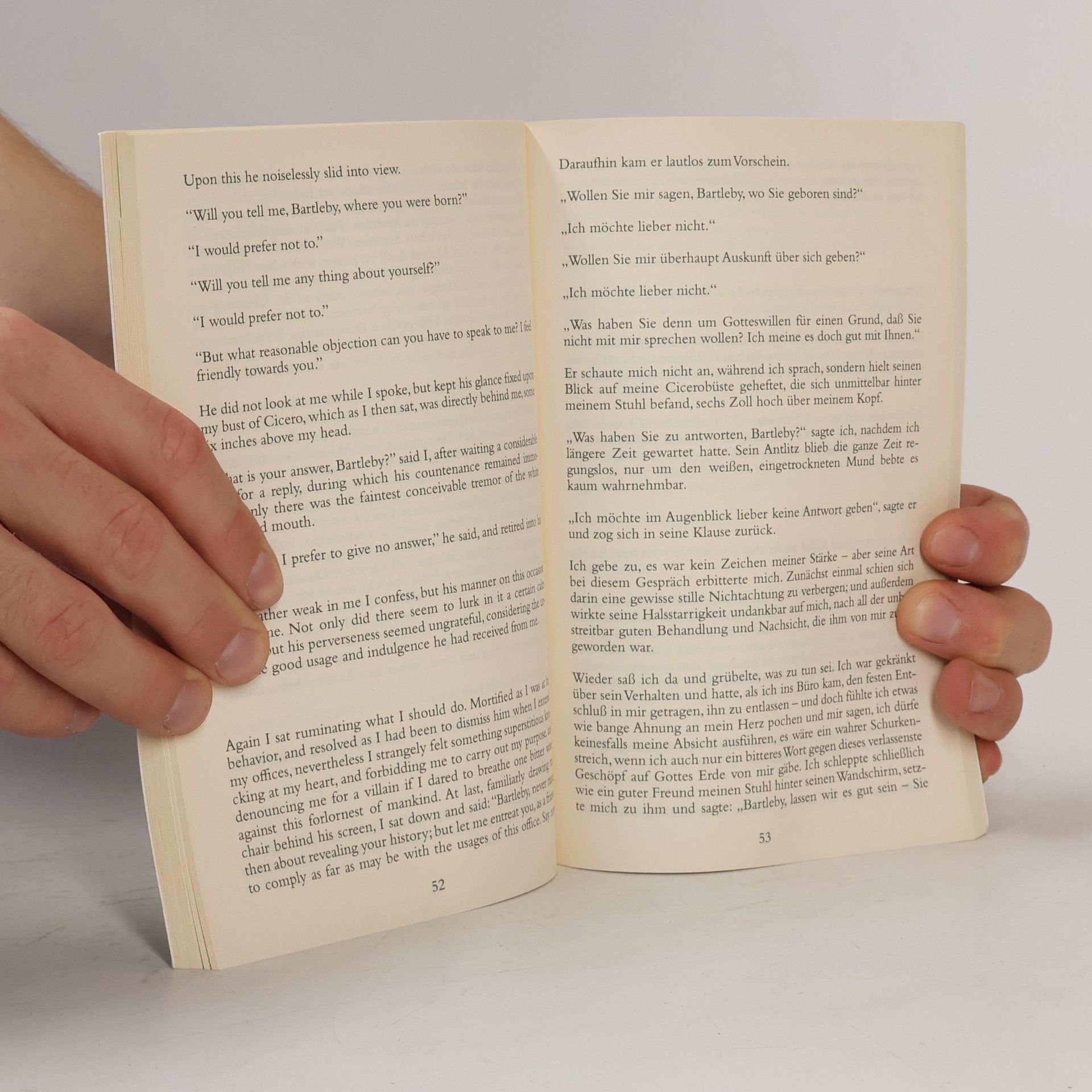Herman Melville Bartleby the Scrivener/Bartleby der Schreiber