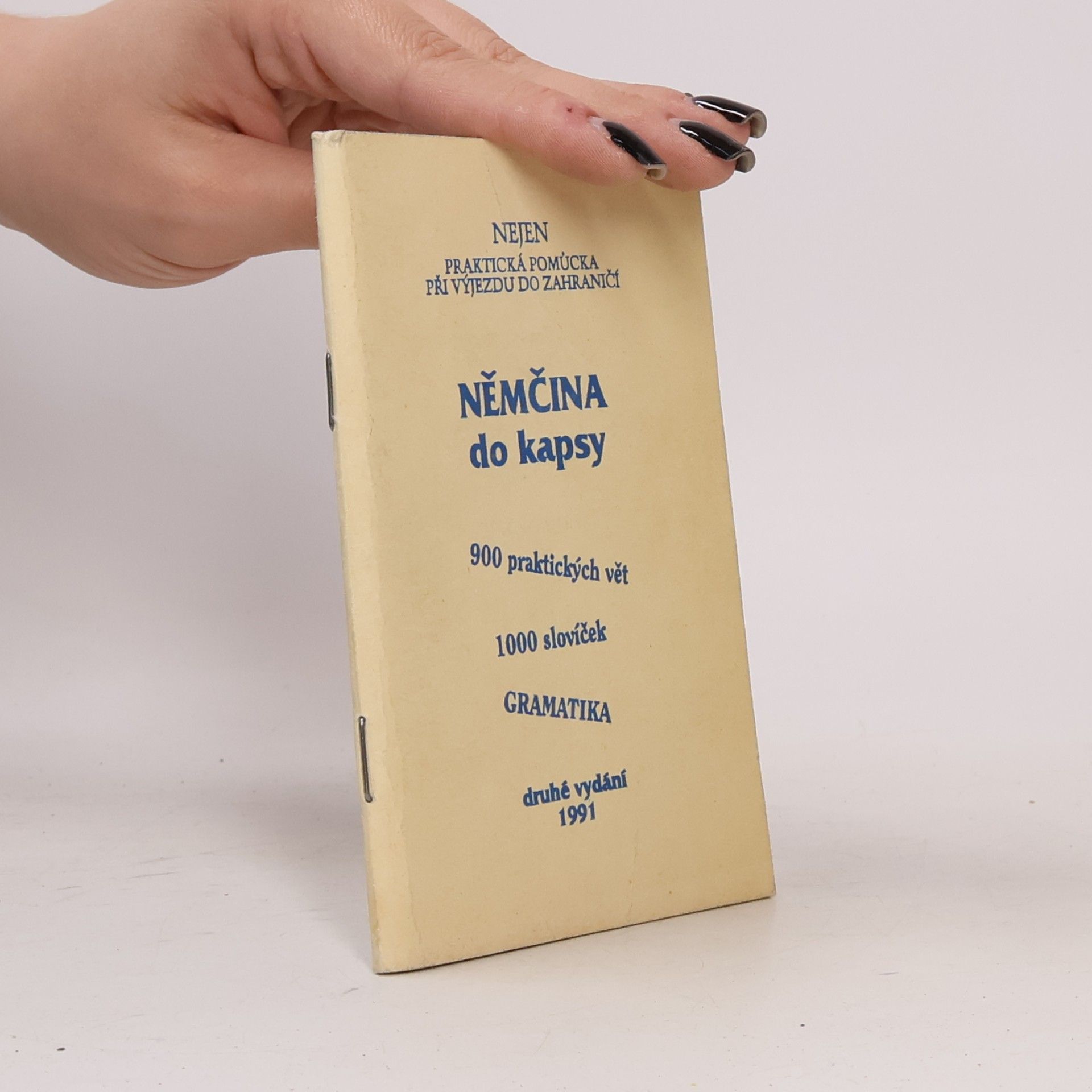 Kolektiv autorů Němčina do kapsy. Nejen praktická pomůcka při výjezdu do zahraničí