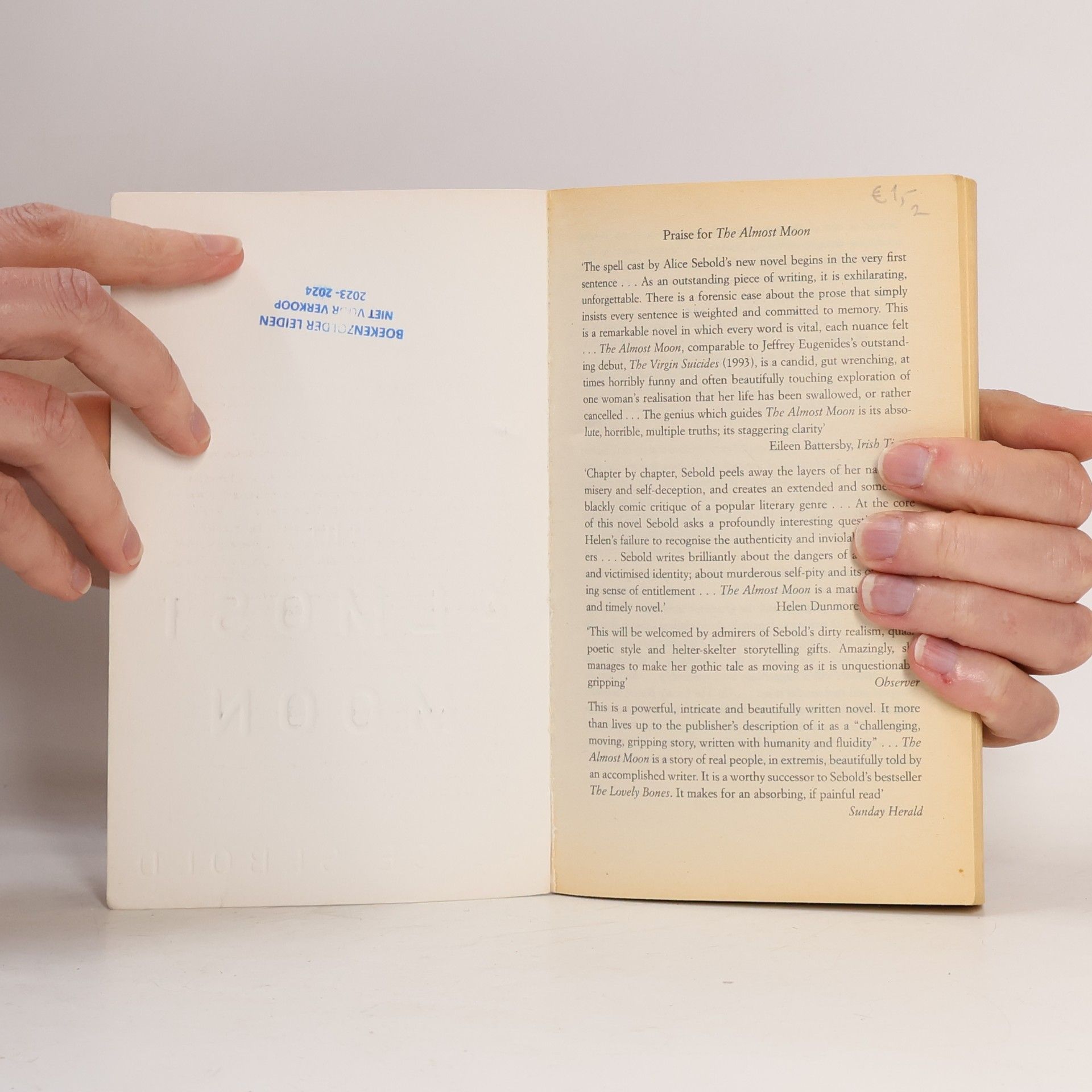Alice Sebold The Almost Moon