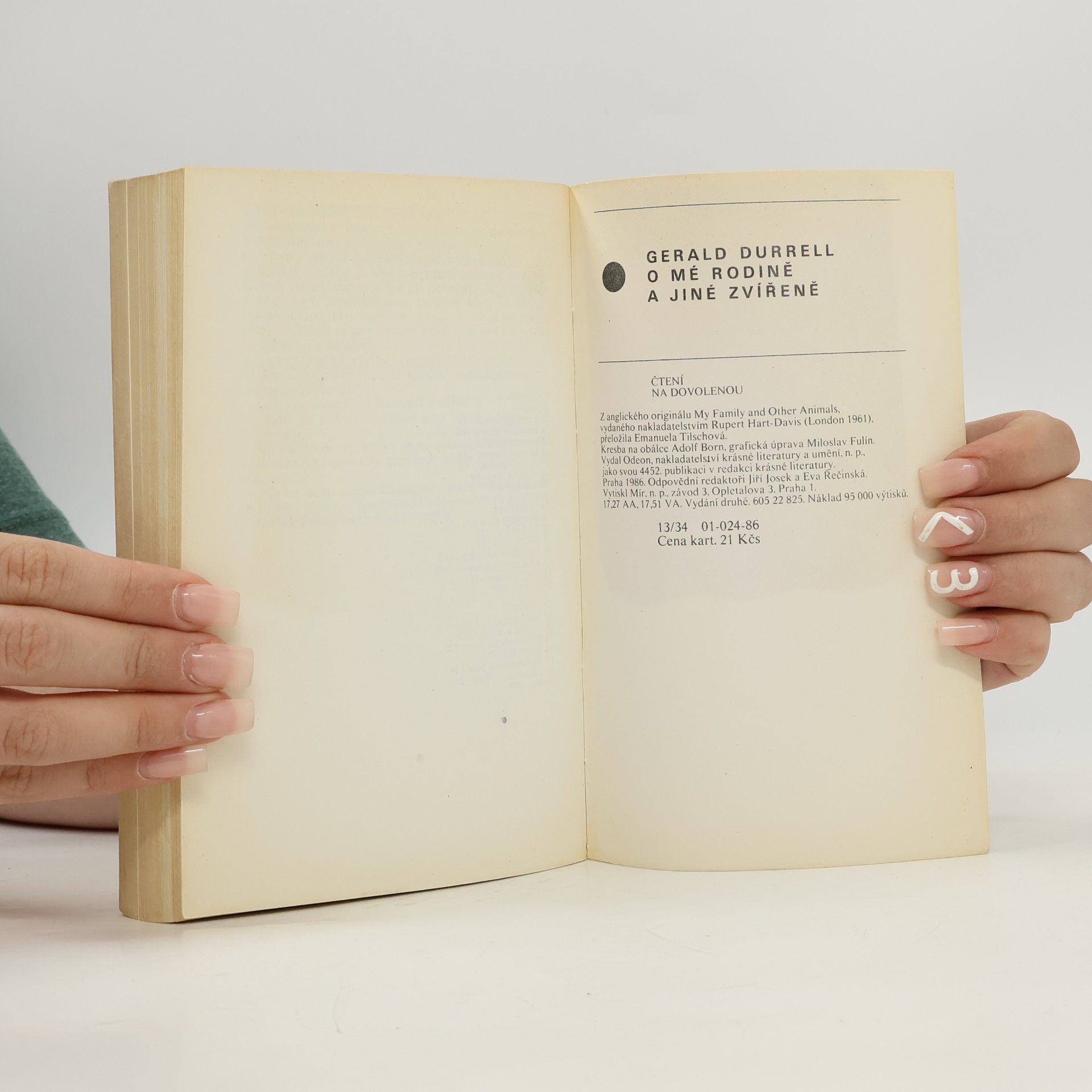 Gerald Durrell O mé rodině a jiné zvířeně