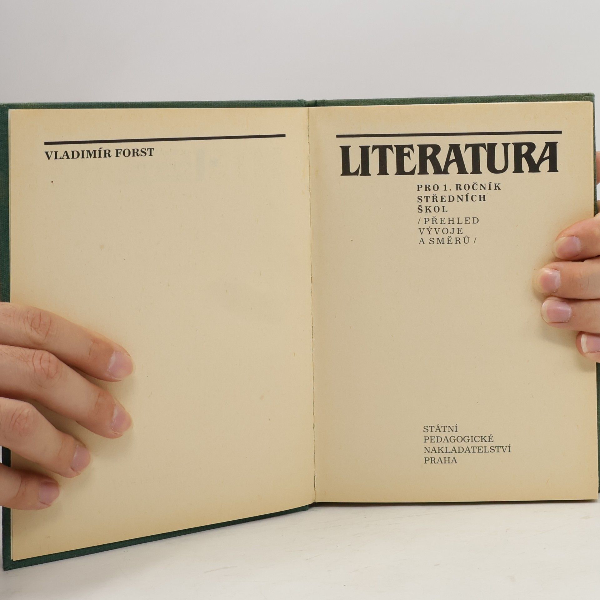 Vladimír Forst Literatura pro 1. ročník středních škol
