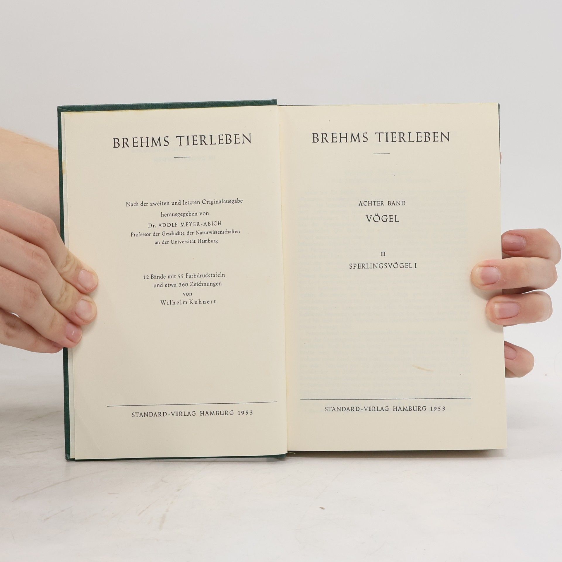 Alfred Edmund Brehm Brehms Tierleben. VIII. Vögel