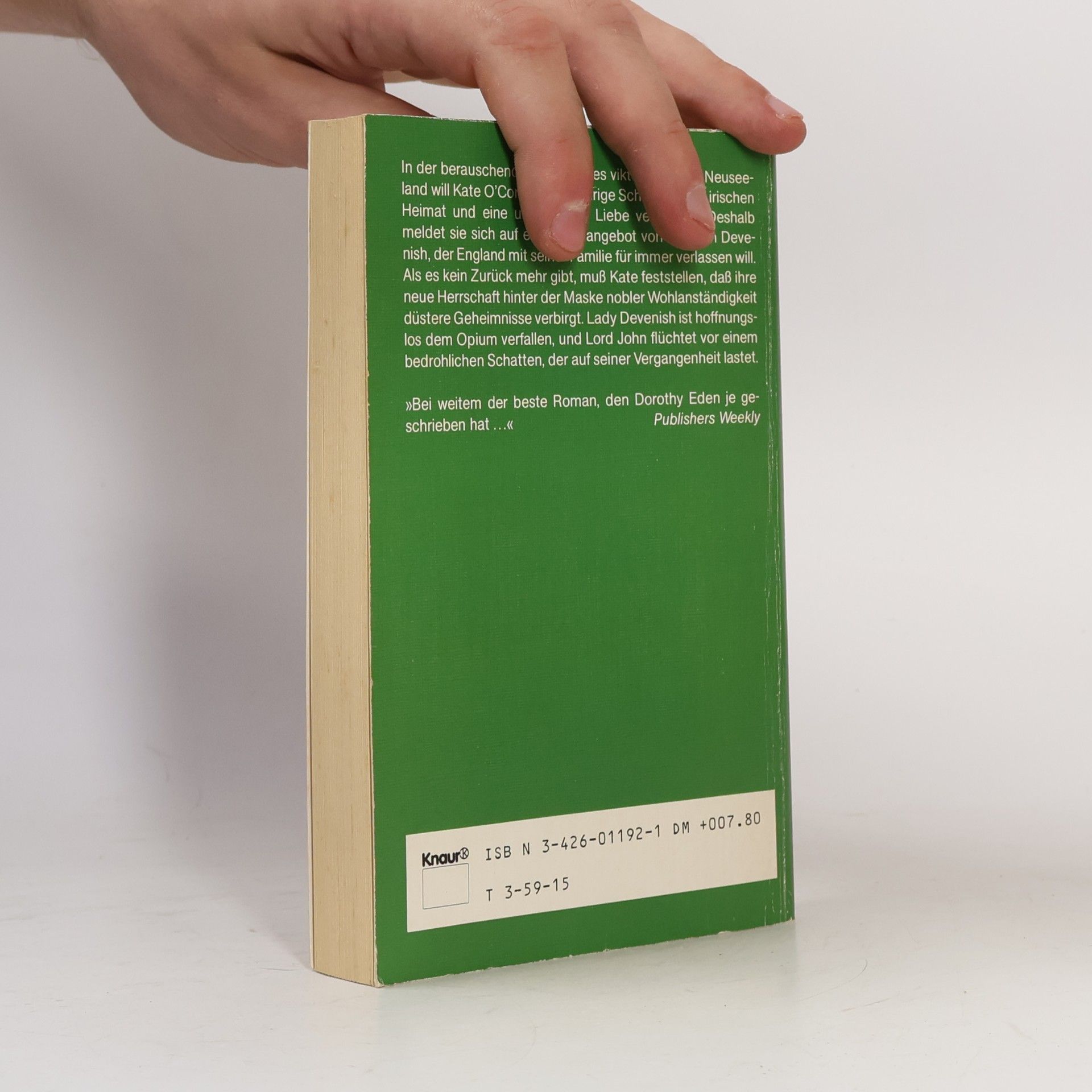 Dorothy Eden Ein Clan von Bedeutung. Roman - Deutsche Erstausgabe