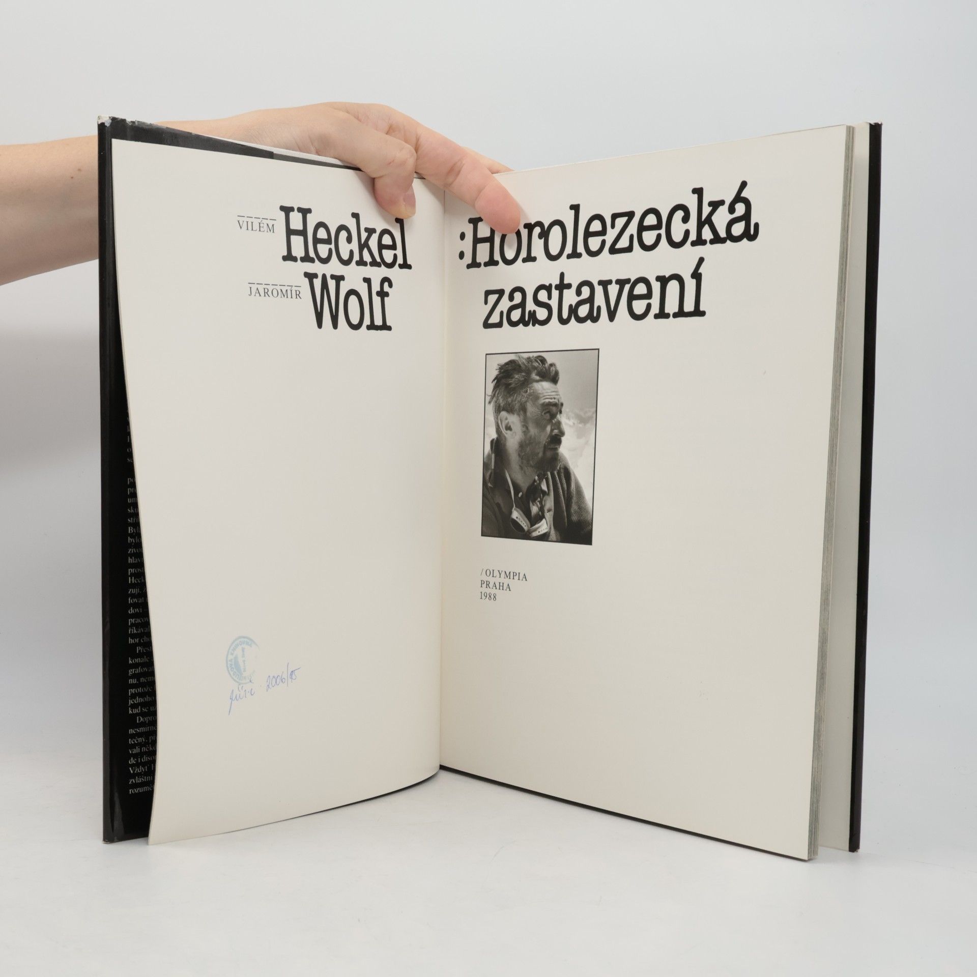 Vilém Heckel Horolezecká zastavení