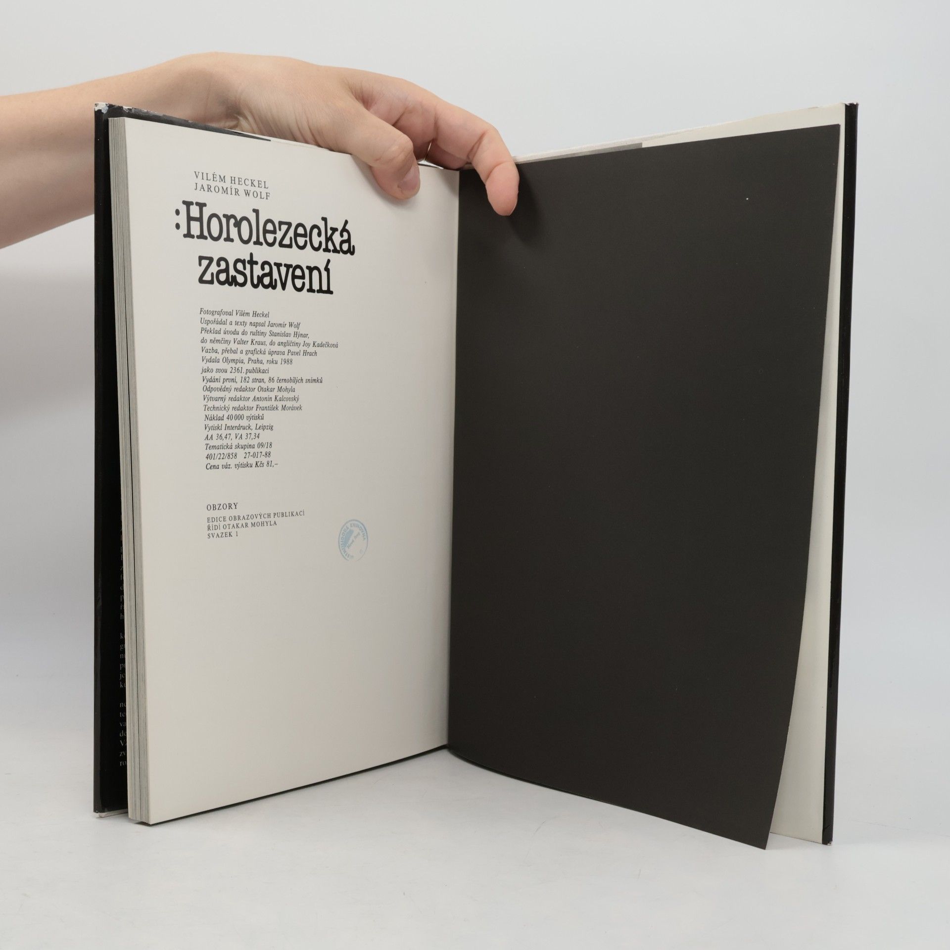 Vilém Heckel Horolezecká zastavení