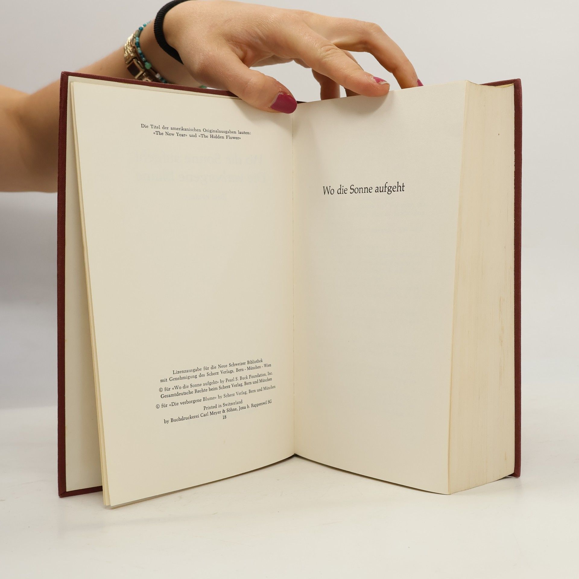 Pearl S. Buck Wo die Sonne aufgeht