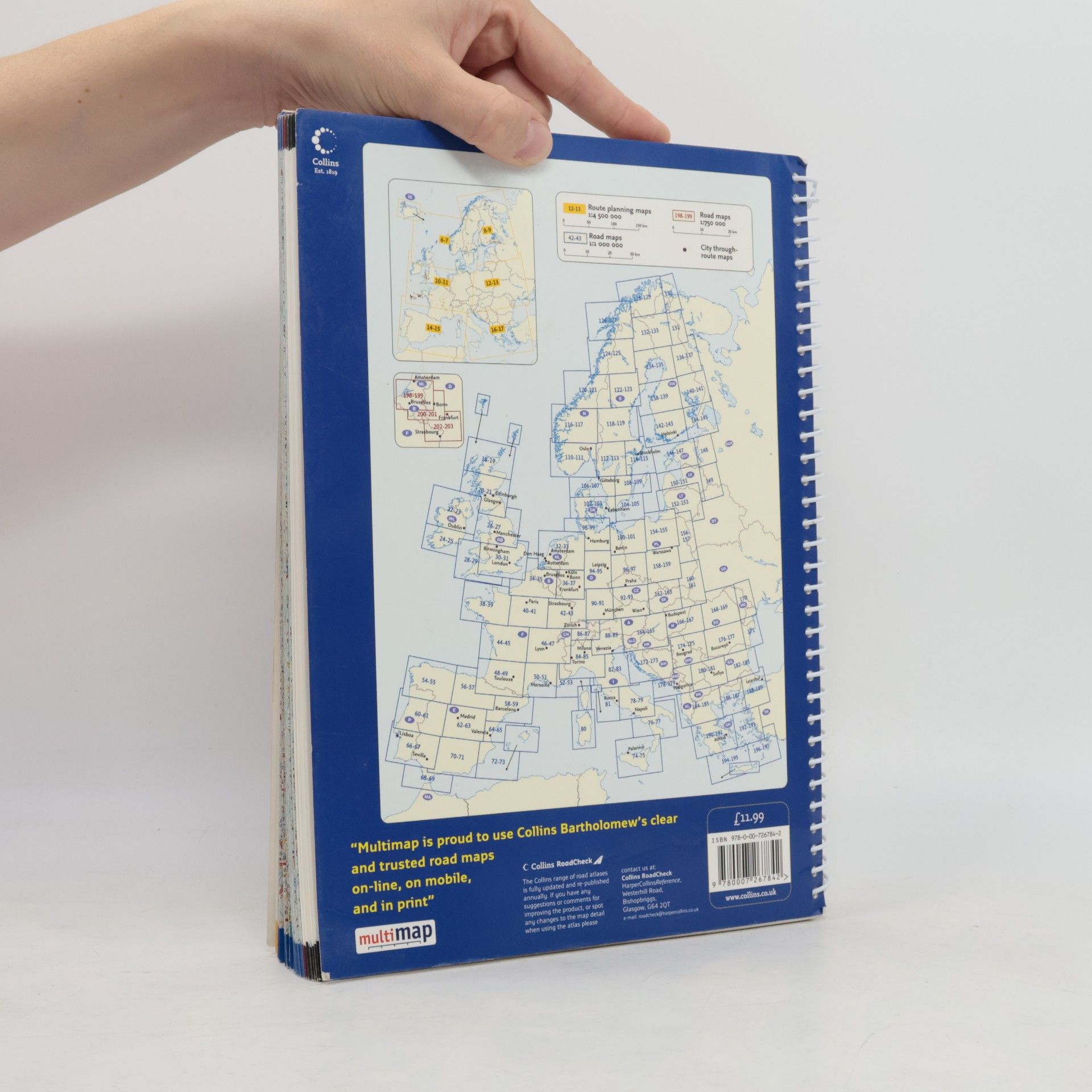 International Road Atlases: Collins Road Atlas Europe 2008