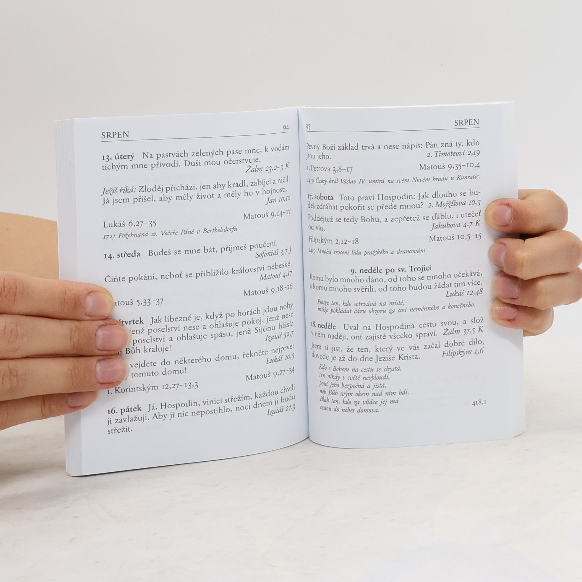 Českobratrská církev evangelická Ochranovský seniorát Hesla Jednoty bratrské 2019
