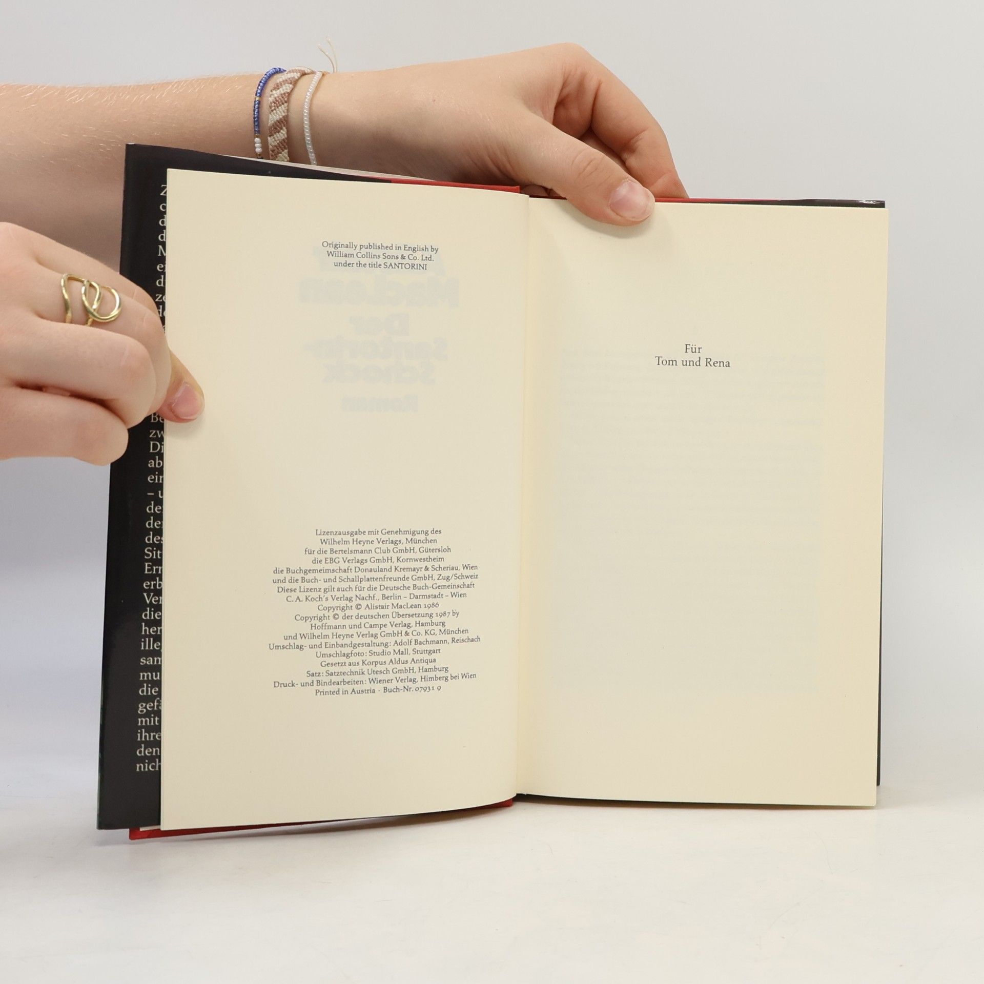 Alistair MacLean Der Santorin-Schock