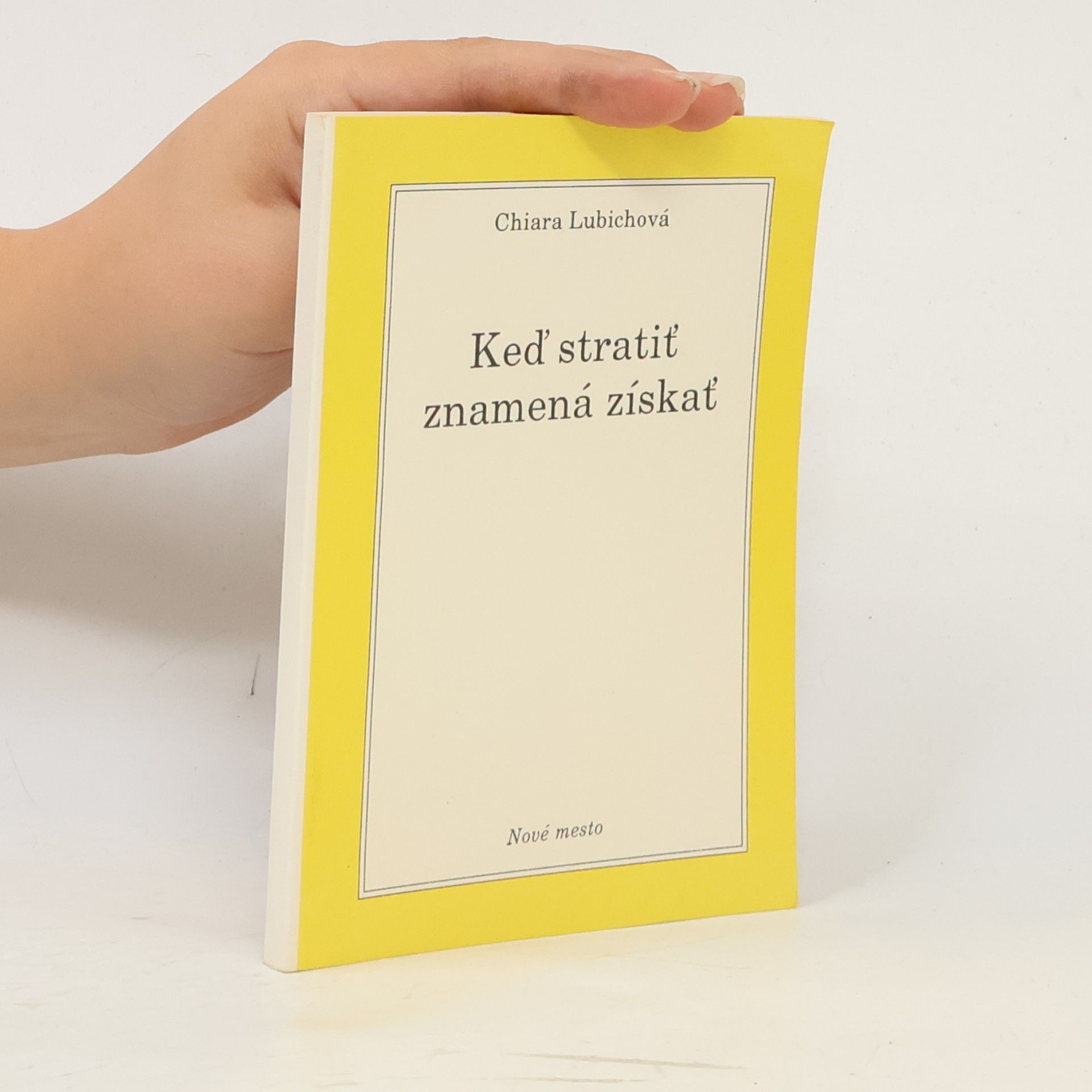 Chiara Lubich Keď stratiť znamená získať